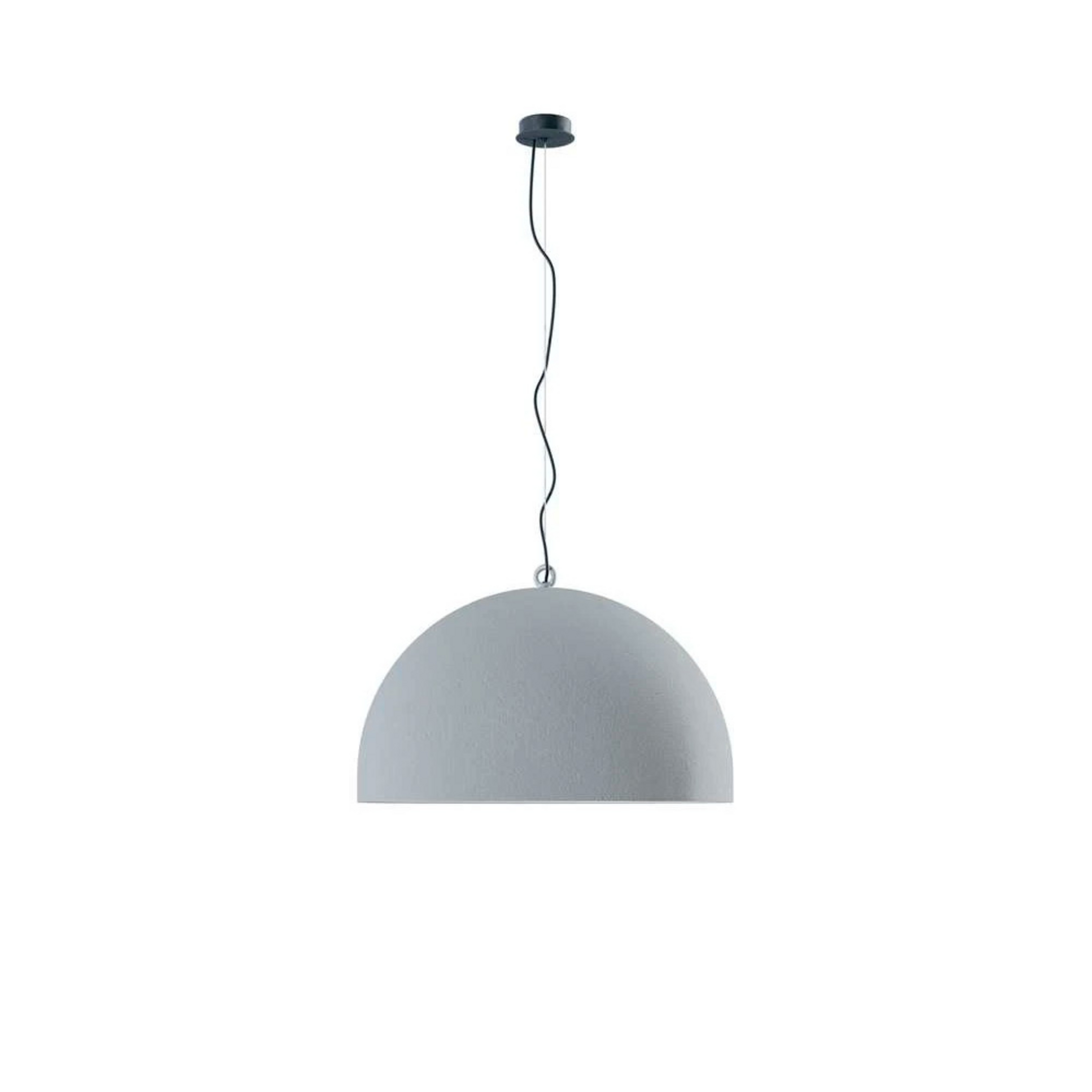 Lampada a sospensione Urban Concrete Dome Ø80cm, grigio - Diesel Living
