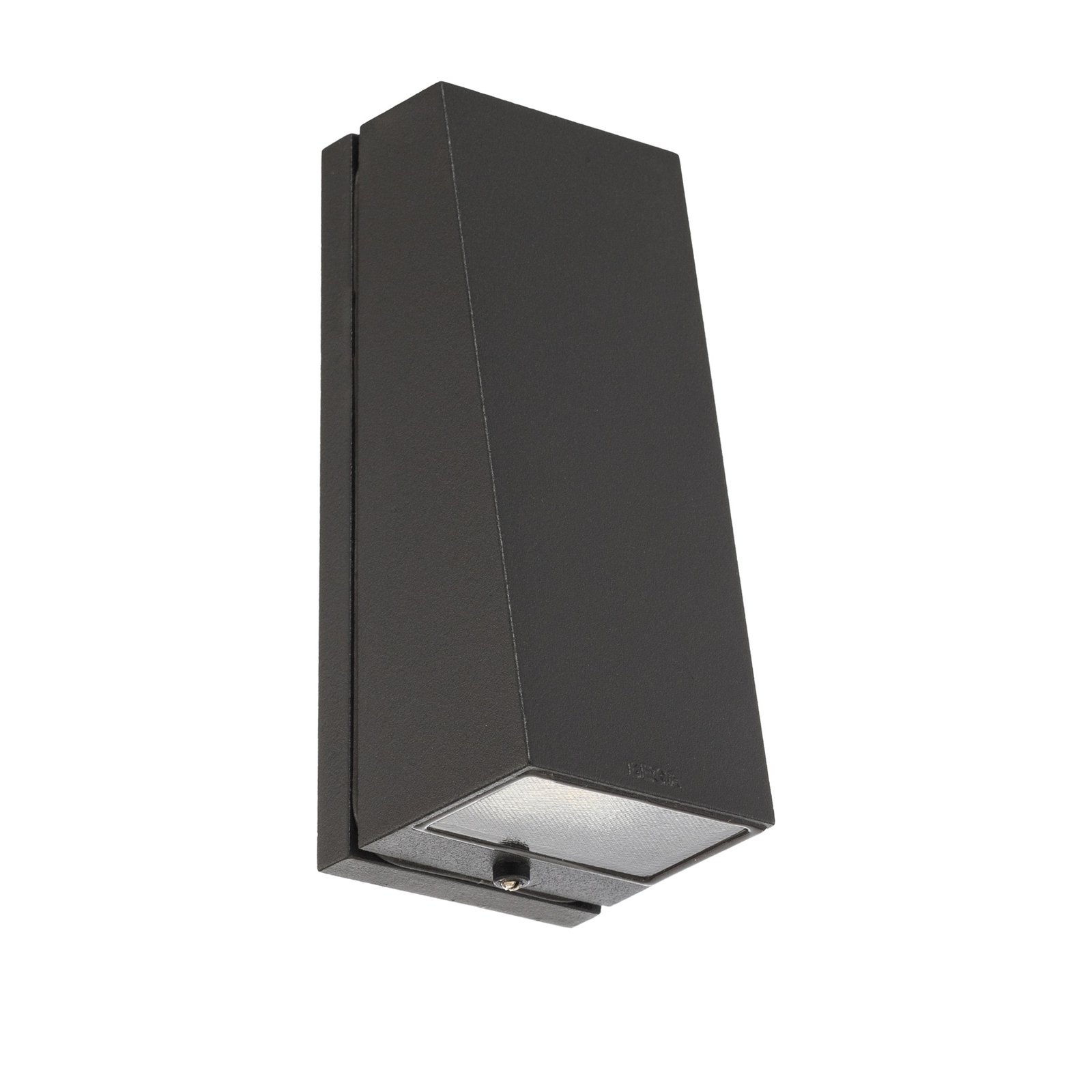 BEGA LED outdoor wall light 33513 K4, 4,000 K, graphite, cast aluminium