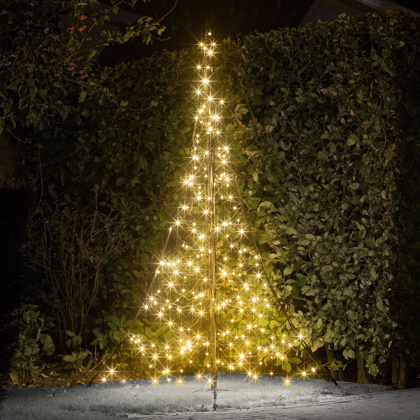 Fairybell julgran med stolpe 240 LED 200cm