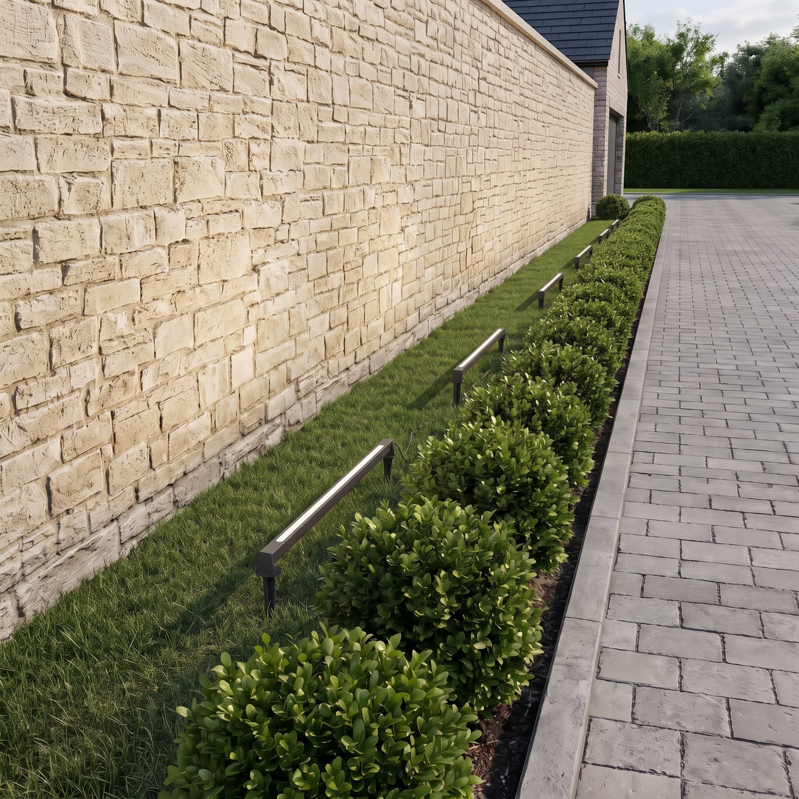 Zavio LED outdoor light, length 50 cm, anthracite, IP65 - Lindby Zavio LED outdoor light, length 50 cm, anthracite, IP65 - Lindby