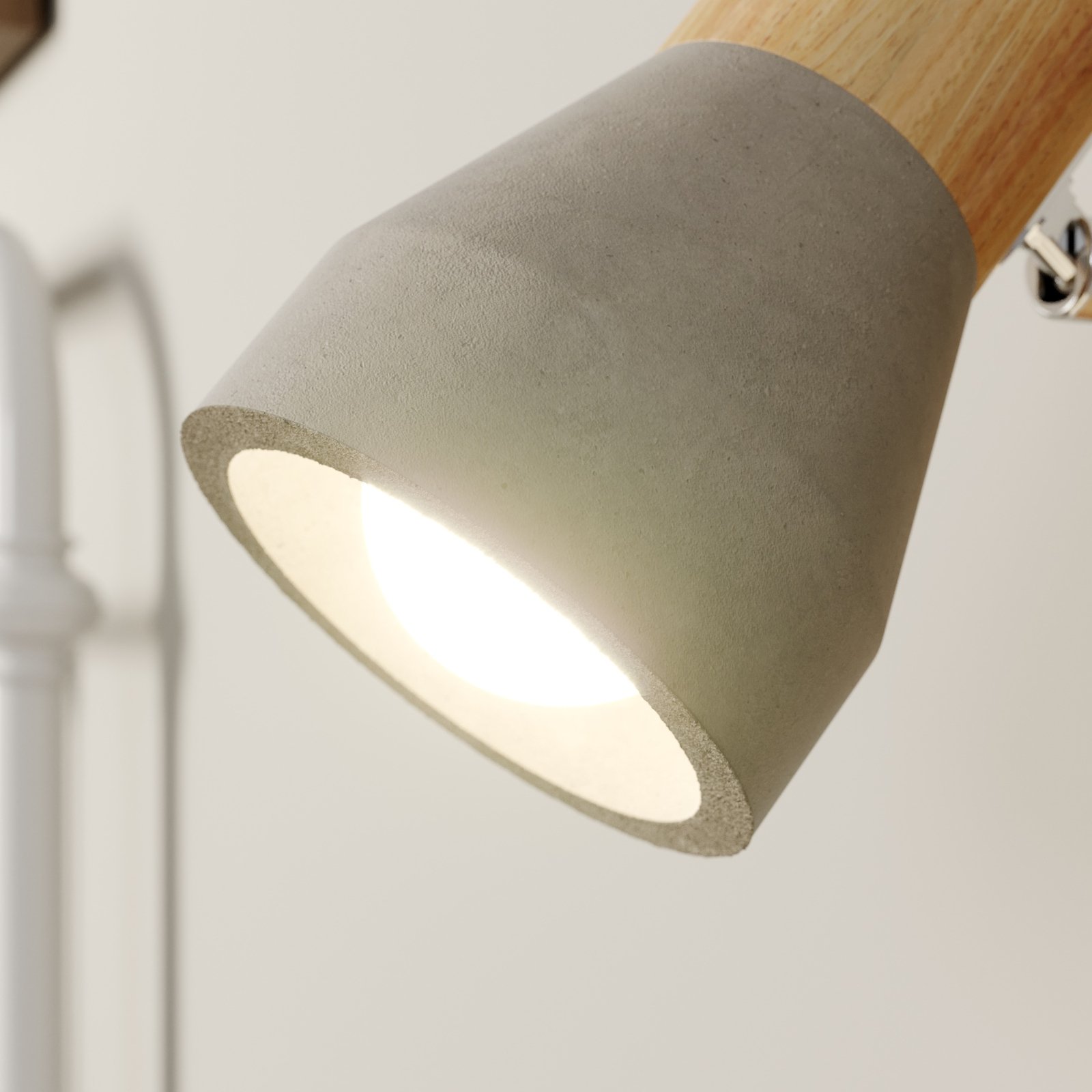 Filiz Lampa Ścienna Wood/Concrete - Lindby