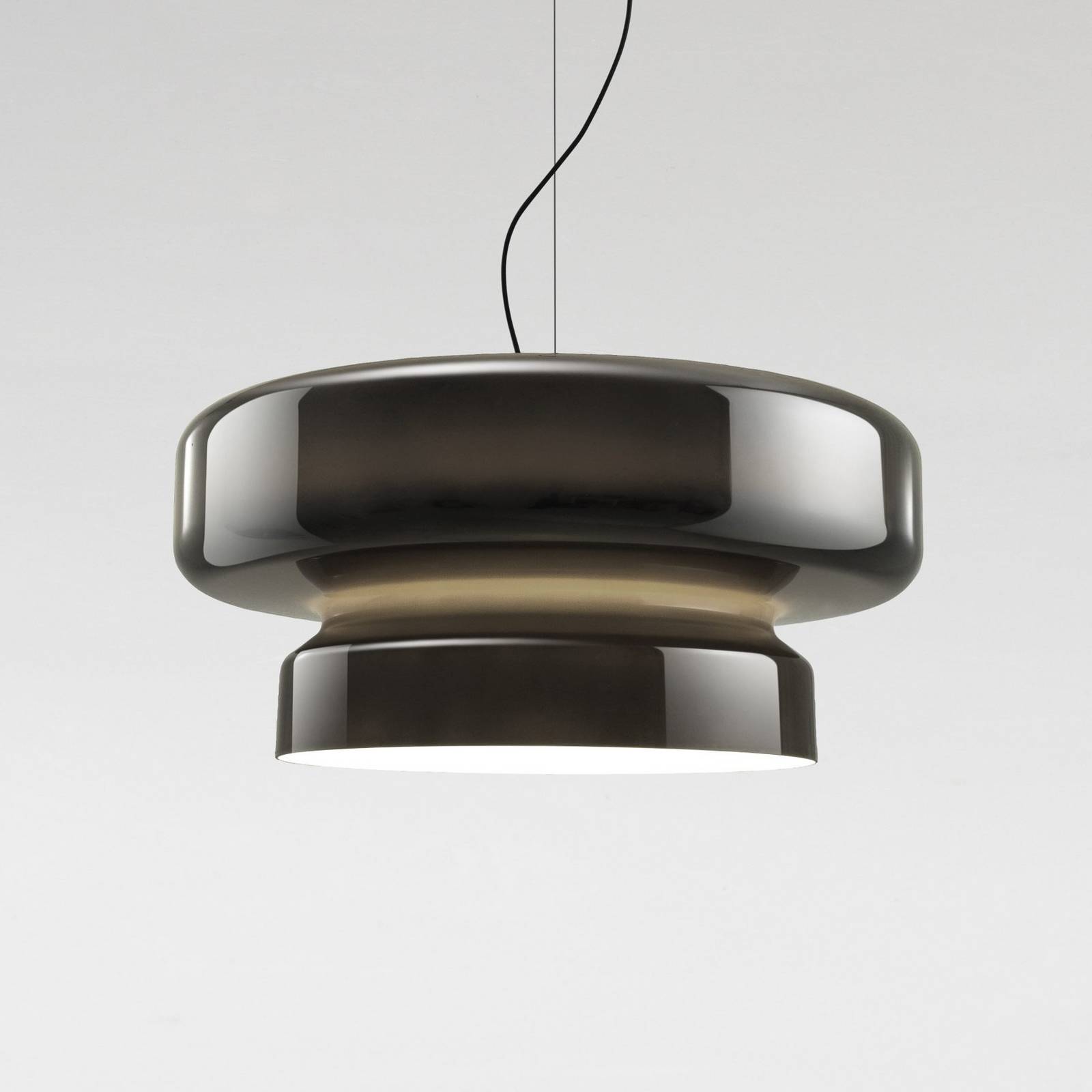 Żyrandol LED MARSET Bohemia, Triac, dymnoszara