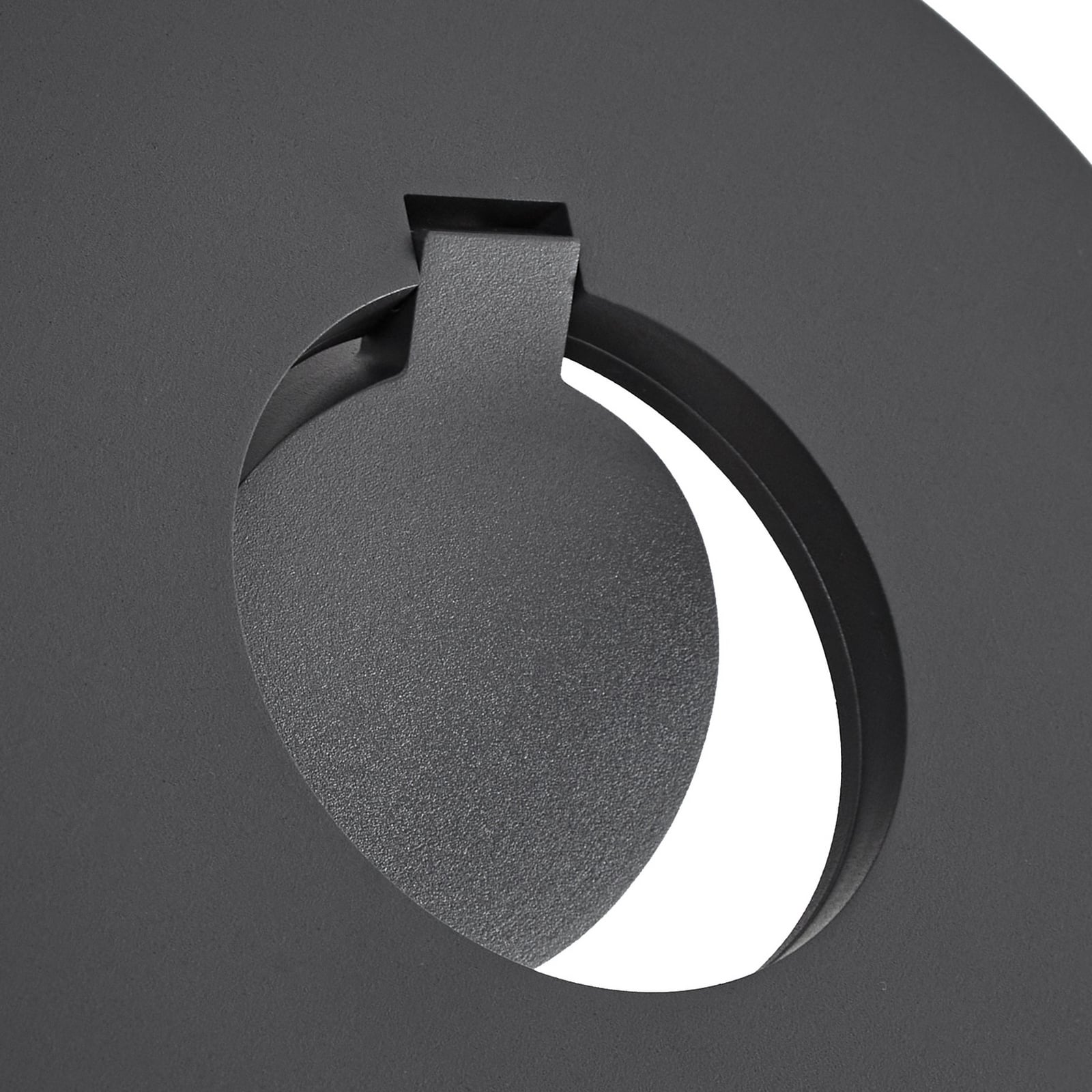 Arcchio LED buiten wandlamp Tovio, antraciet, draaibaar