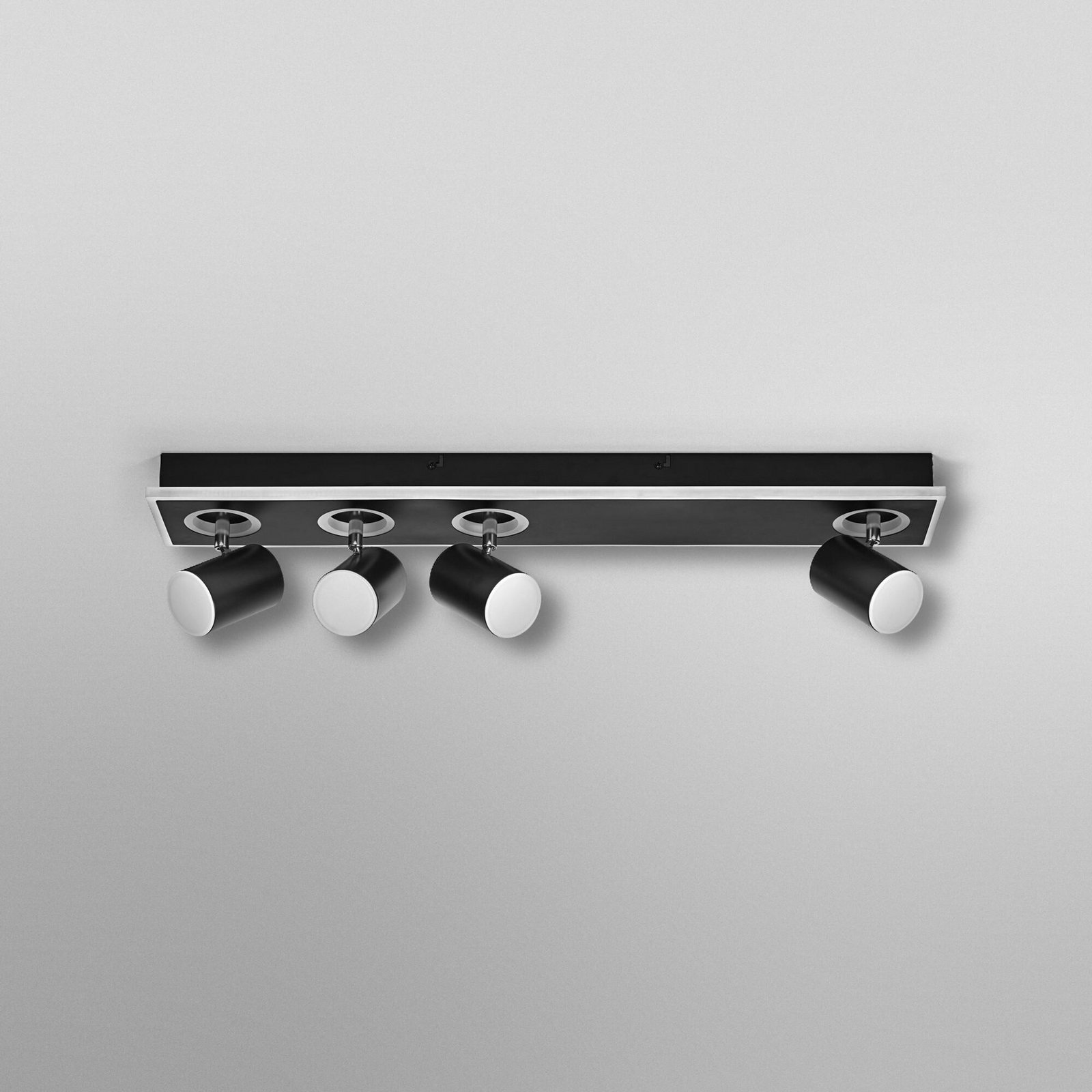 Spot LED OSRAM MARS CLICK-SELECT, 4 spots, noir