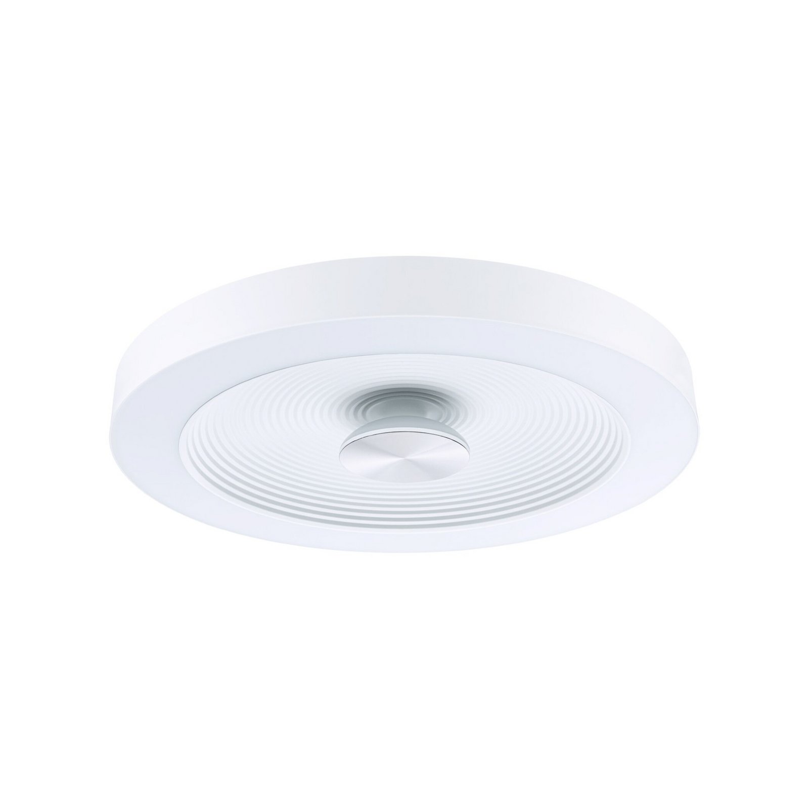 Volea LED Plafonnier Ø40 IP44 Dim. Blanc/Argent - Paulmann