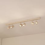 Lindby Deckenspots Kardis, beige, 6-flg., Metall, GU10