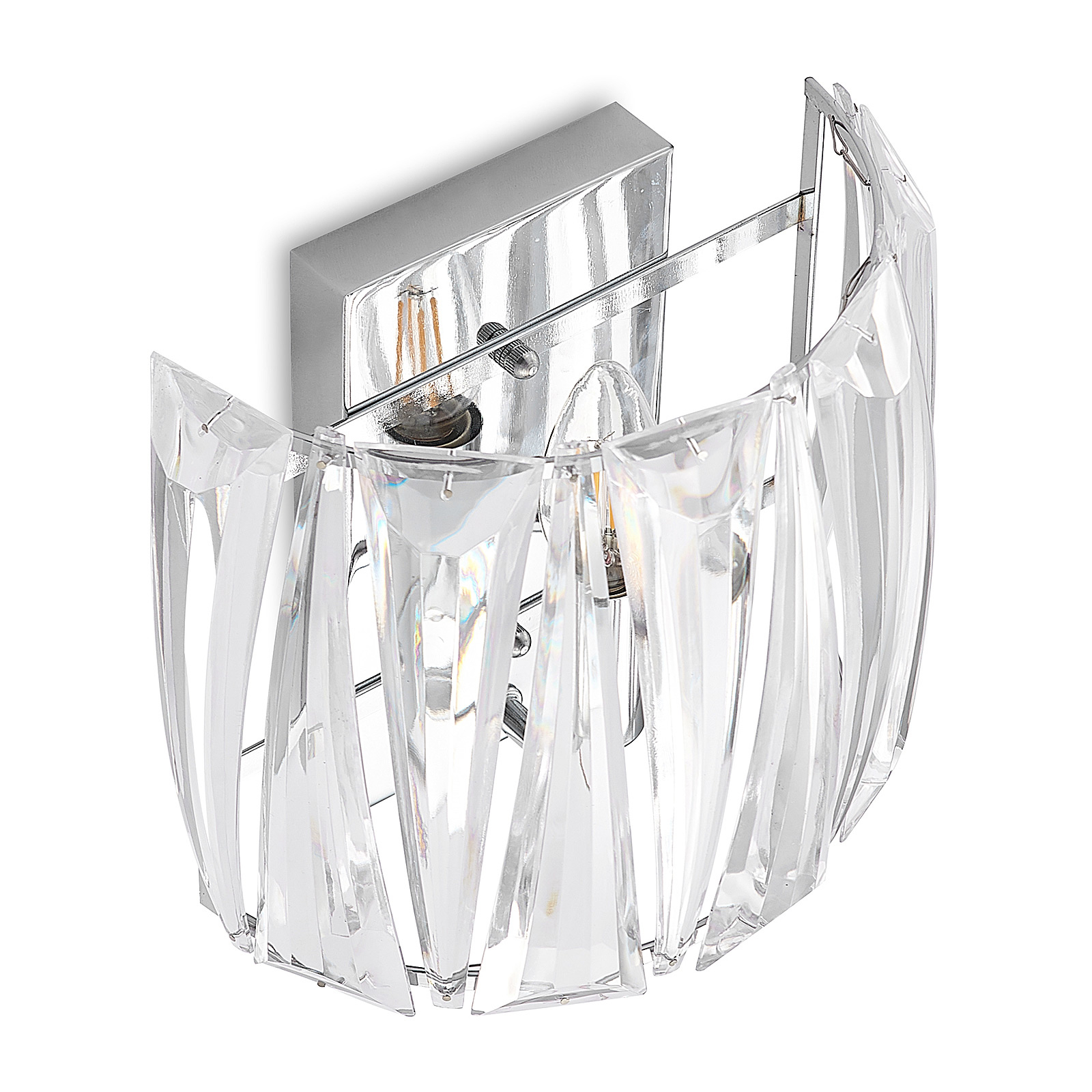 Lindby Sofia wandlamp van acryl en metaal