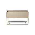 ferm LIVING Plant Box Large, beige, 77 x 34 x 45 cm, acier