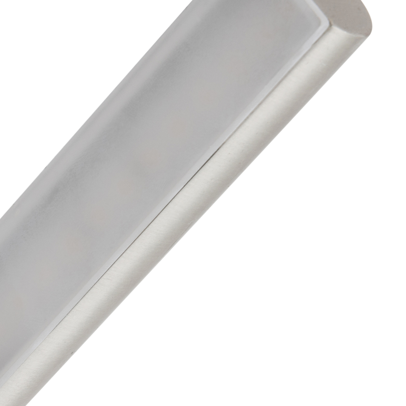 Lindby Flexola LED-læselampe, nikkel, kantet hoved