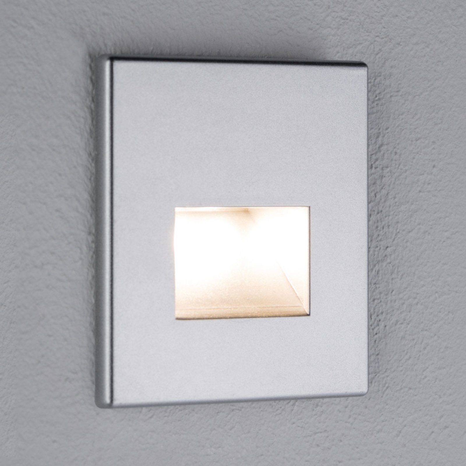 EDGE LED-Wandeinbauleuchte chrom matt - Paulmann