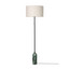 Cream / Dark green marbled