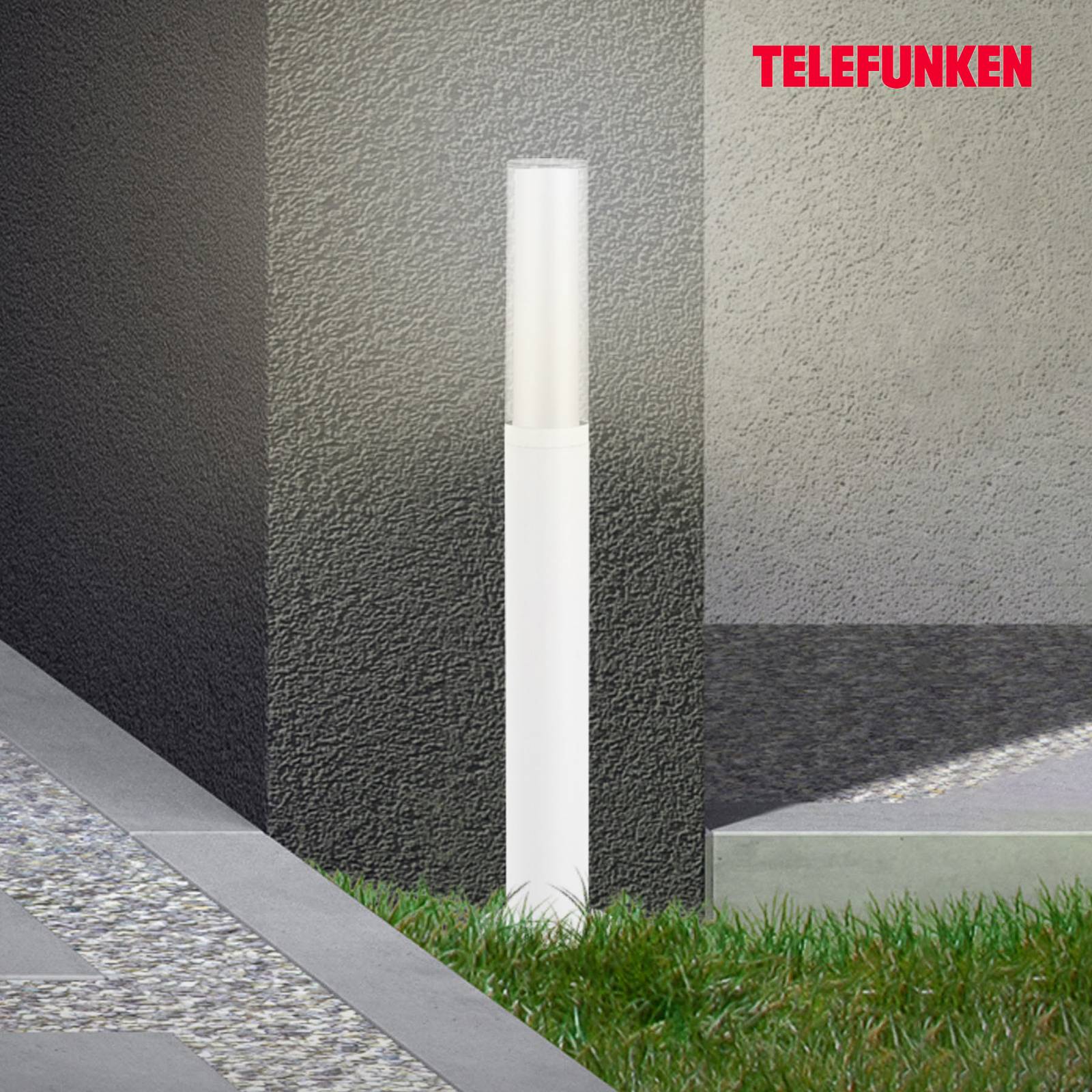 Telefunken Bristol słupek LED 57 cm biały