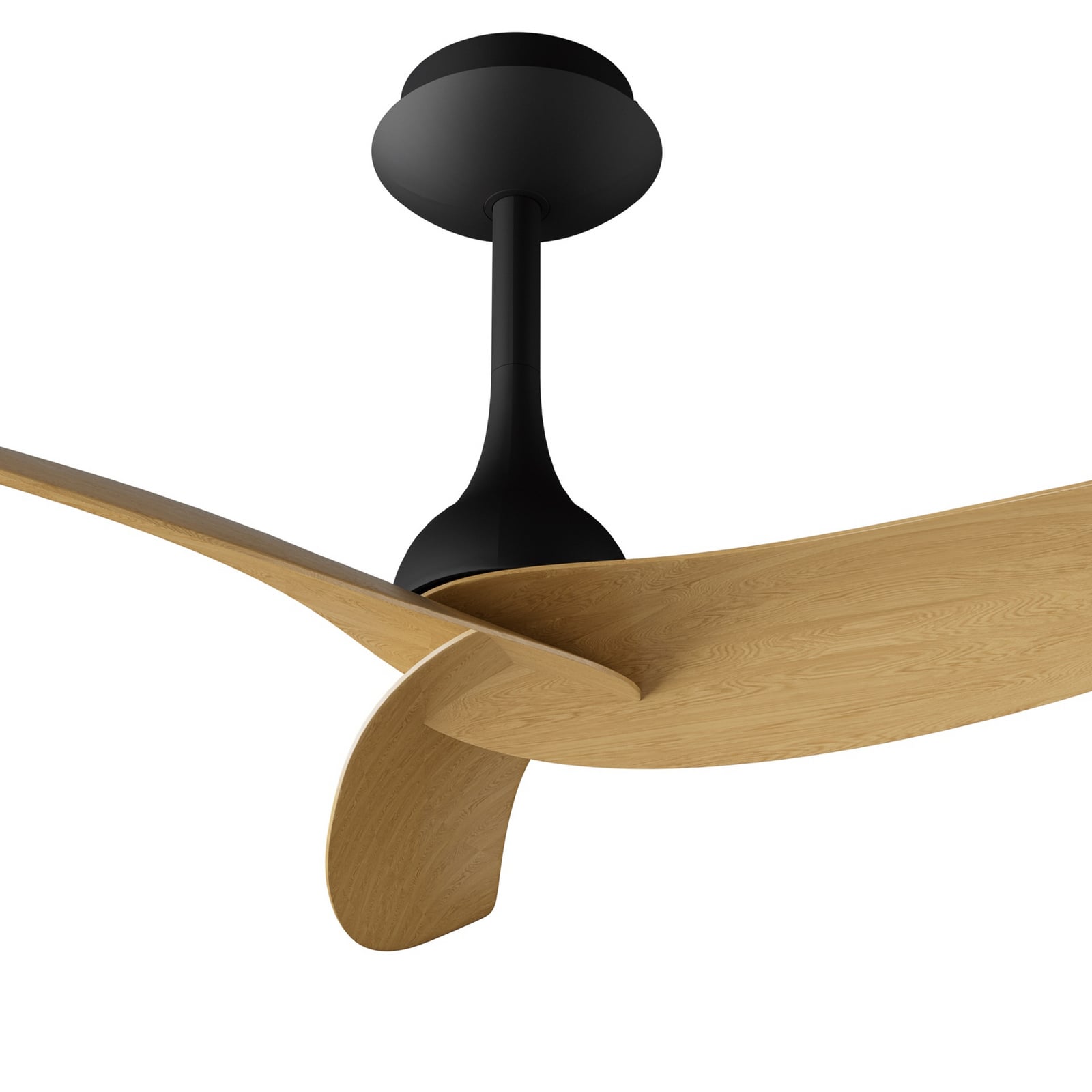 Plafondventilator Ipanema zwart/hout DC stil IP44 - Mantra Plafondventilator Ipanema zwart/hout DC stil IP44 - Mantra