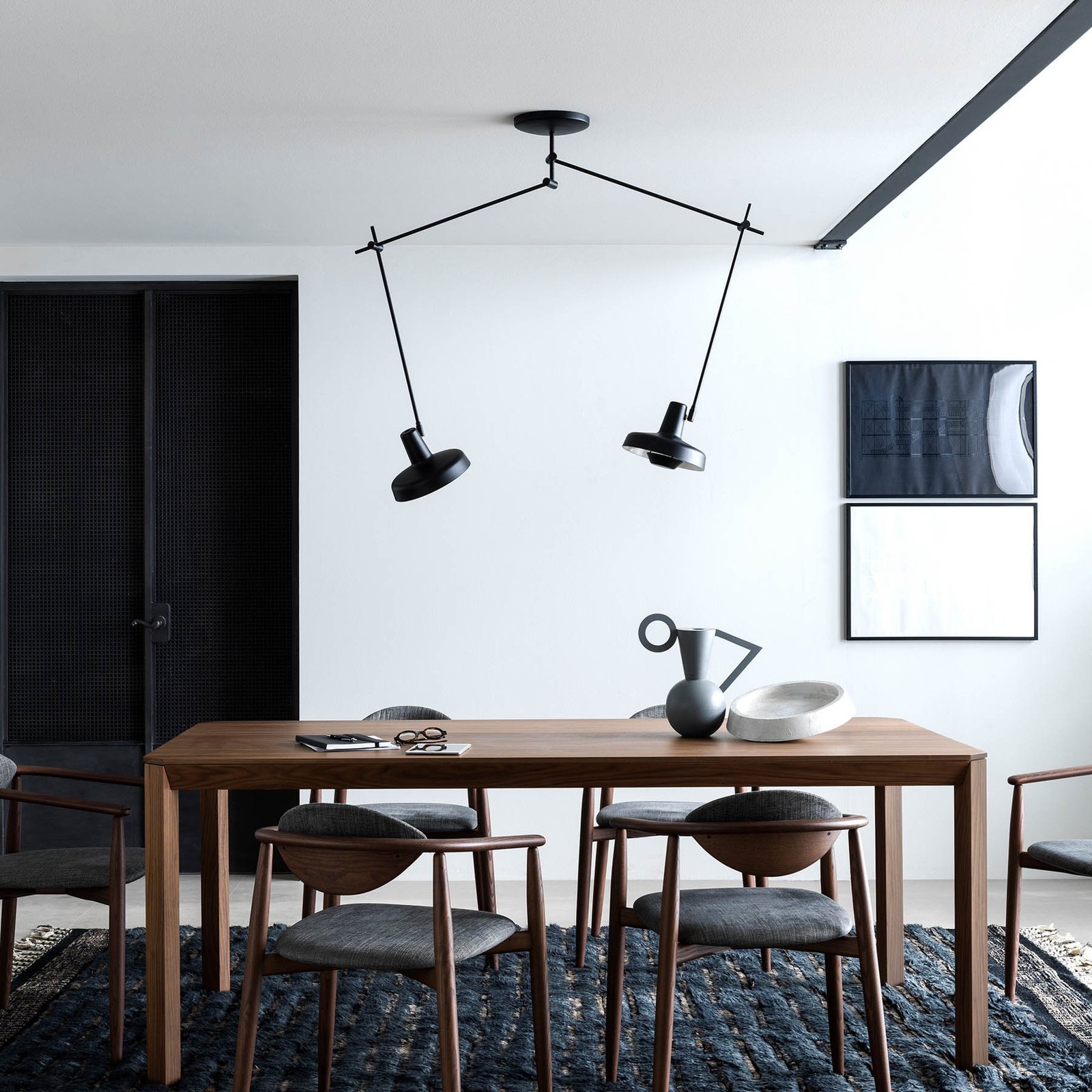 Arigato Deckenleuchte Double Long Schwarz - Grupa