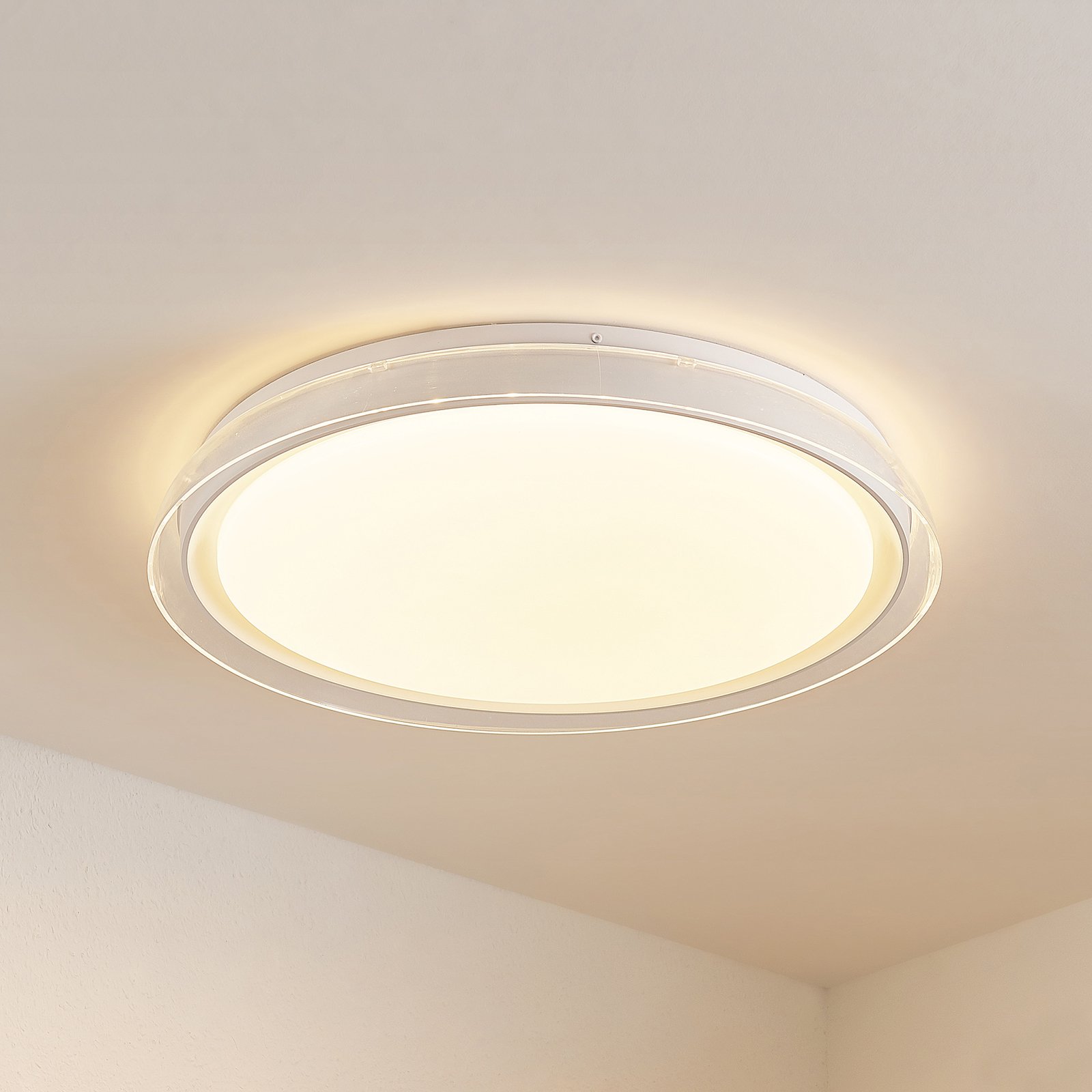 Sleya LED Plafondlamp White - Lindby
