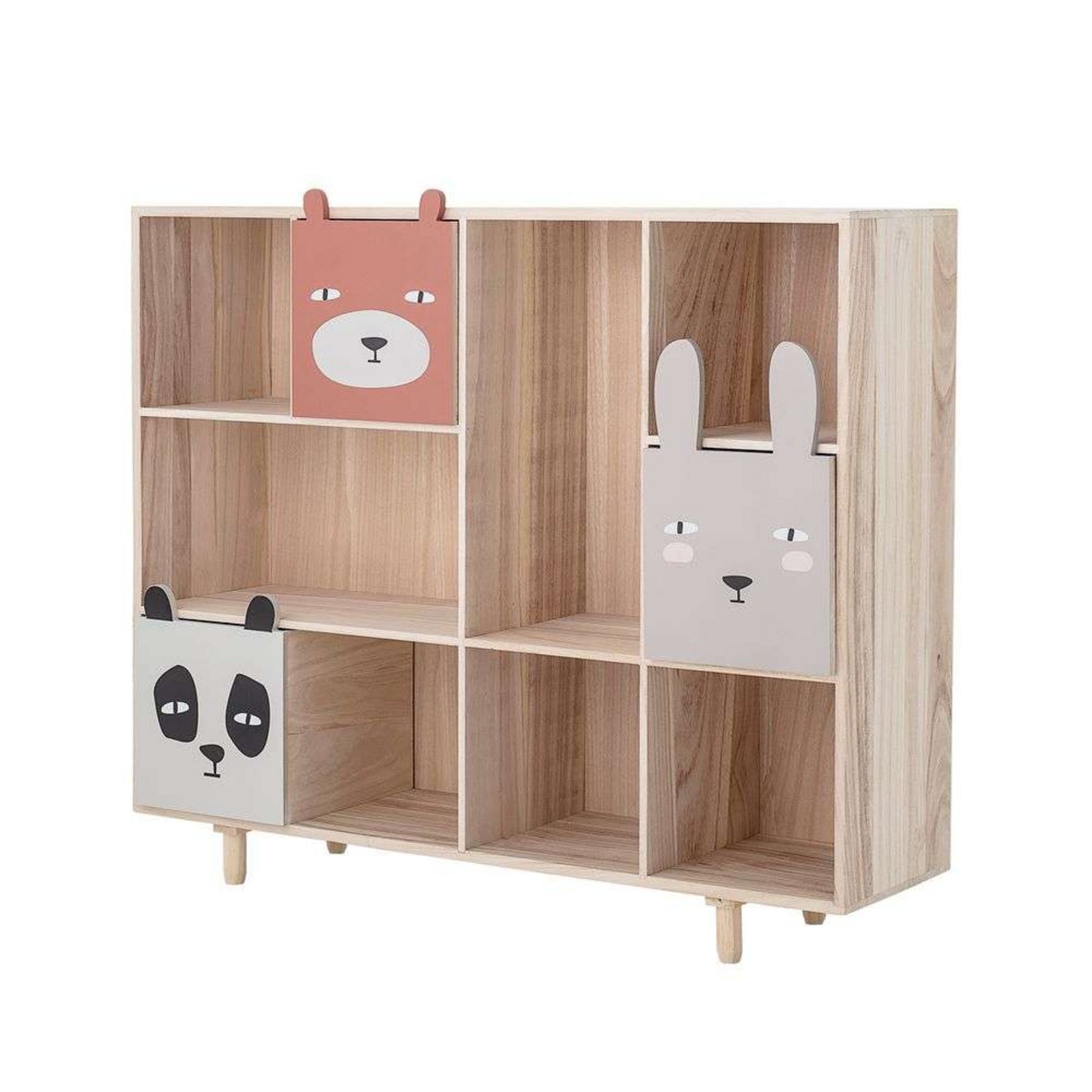 Calle Bookcase w/Drawers L107 Paulownia Nature - Bloomingville