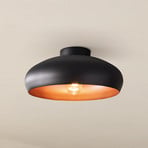 Mennyezeti világítás Mogano fémből, Ø 40cm, fekete