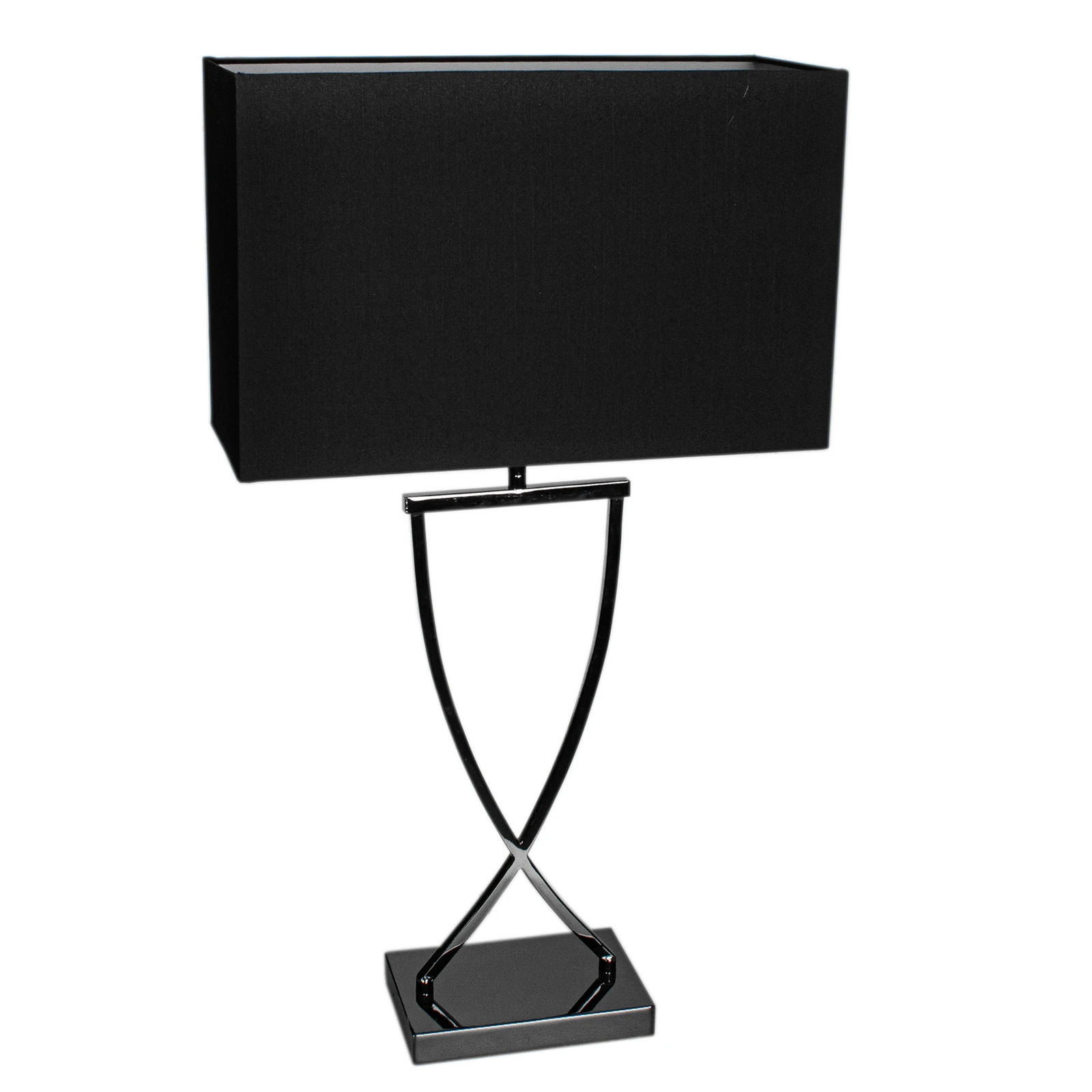 By Rydéns Omega stolová lampa chróm/čierna výška 69cm
