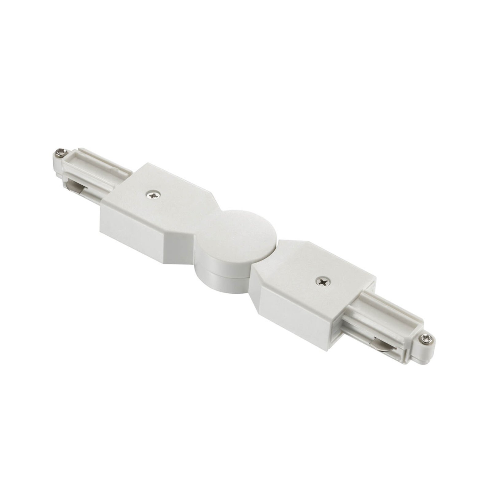Conector de canto flexível para barramento Link, branco