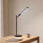 Lindby LED-Schreibtischleuchte Valtorin, schwarz, Kunststoff