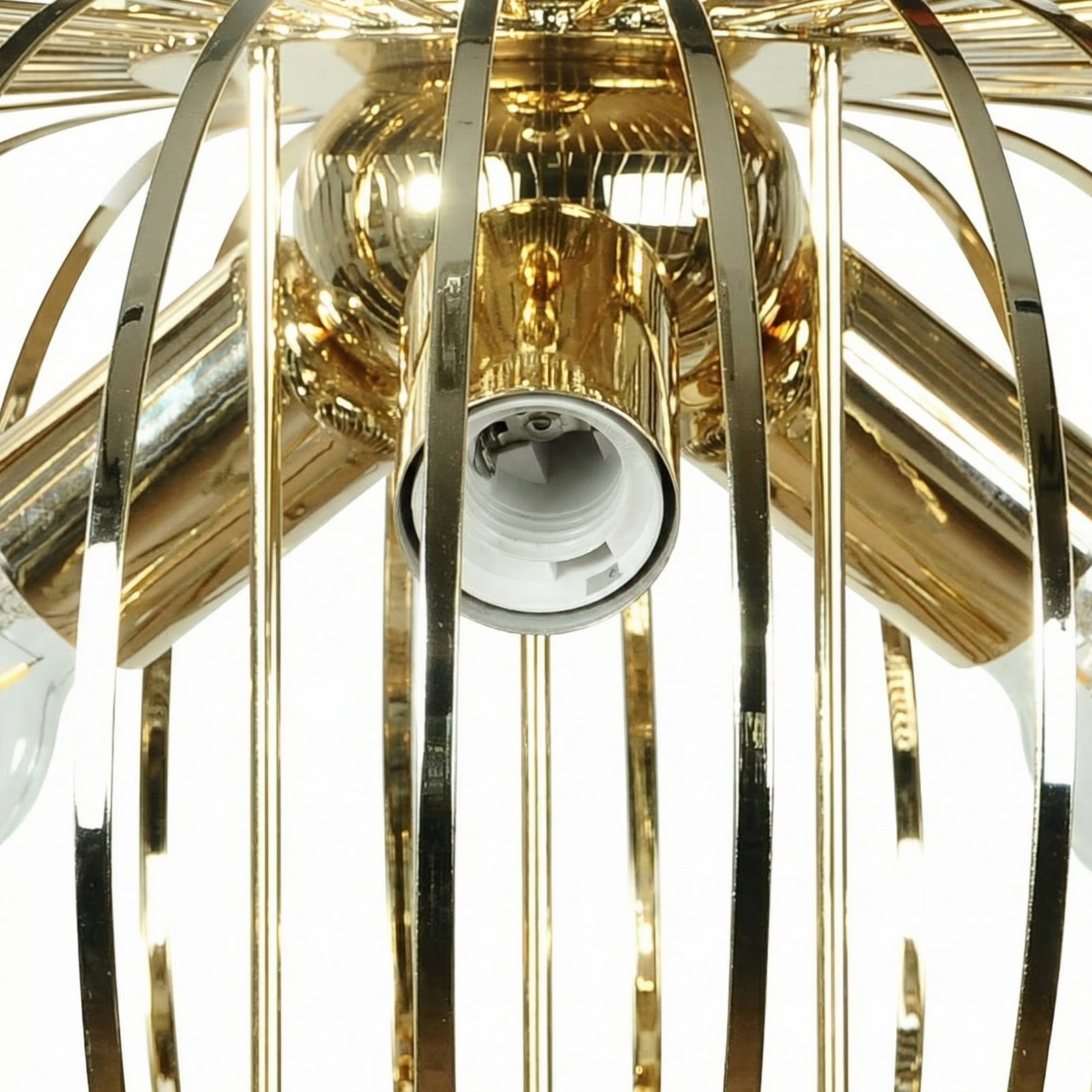 Φωτιστικό οροφής Globe, χρυσό χρώμα, Ø 51 cm, 3 λάμπες, E27