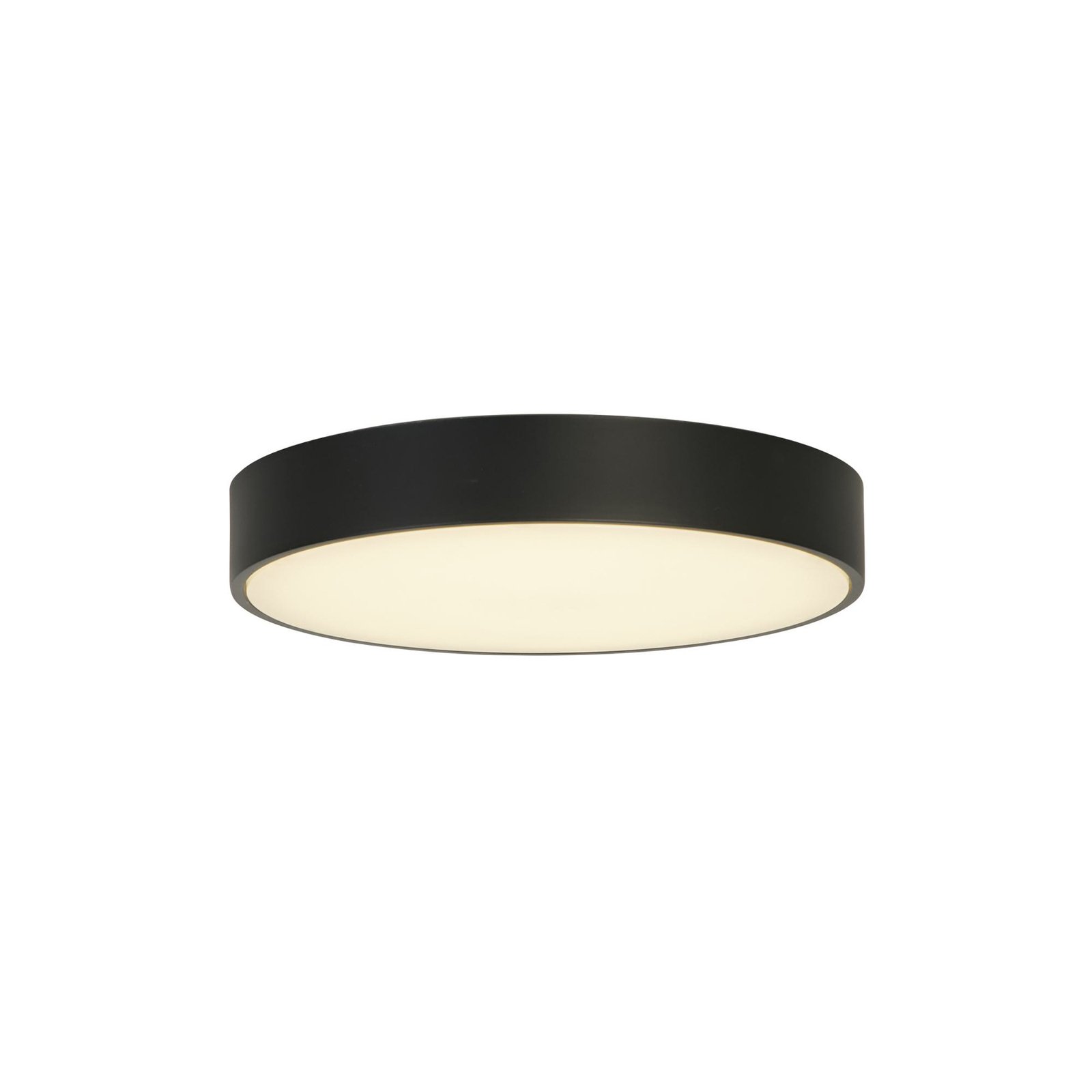 Palma LED-loftlampe, sort, Ø 25 cm, stål/akryl