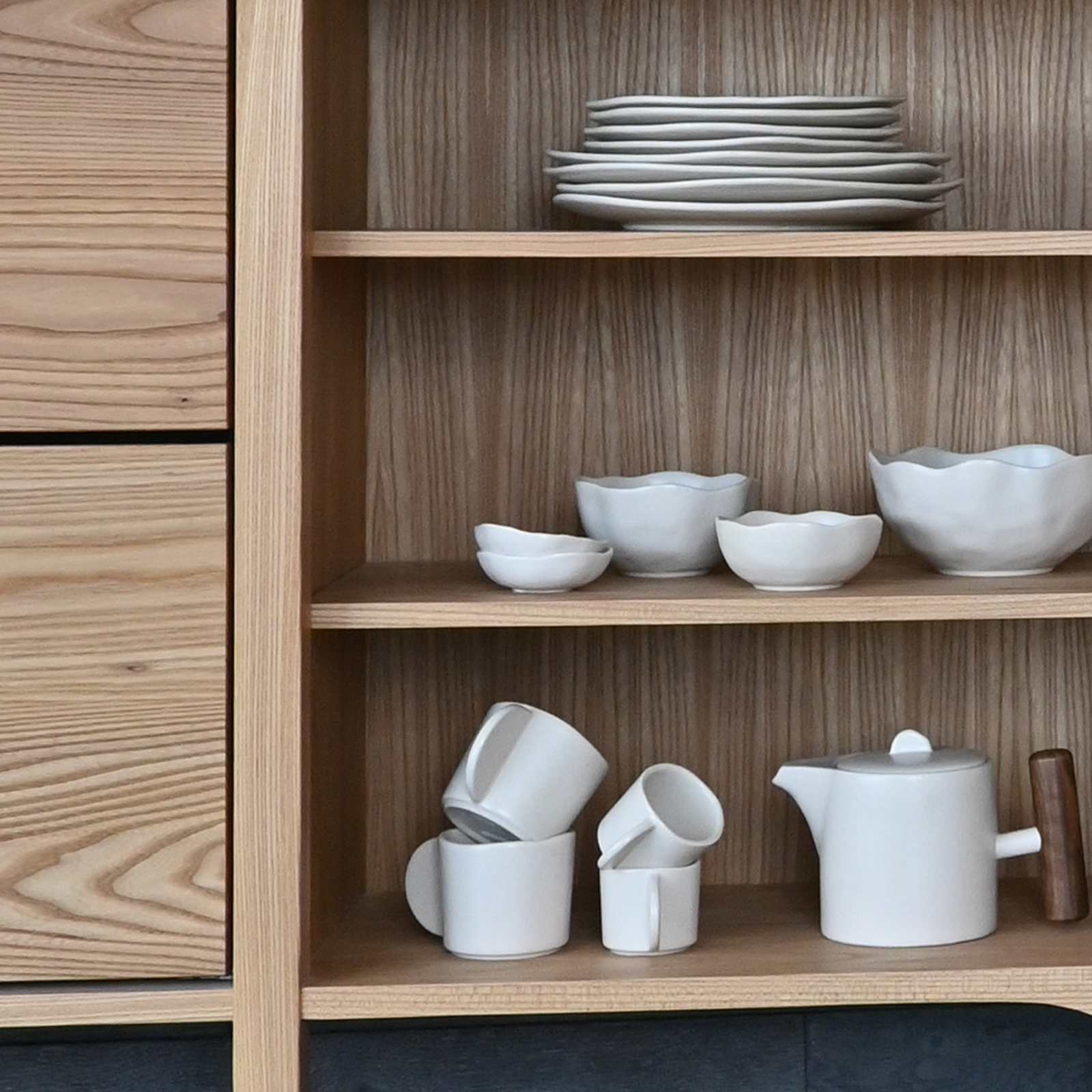 Miska Native, wysokość 5 cm, zestaw 2 sztuki, biała – 101 Copenhagen