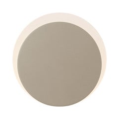 LED dobíjecí nástěnné svítidlo Sun-B, písková barva, Ø 15 cm, IP54, stmívač