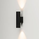 Luz de parede LED para cima e para baixo Milan Haul preto