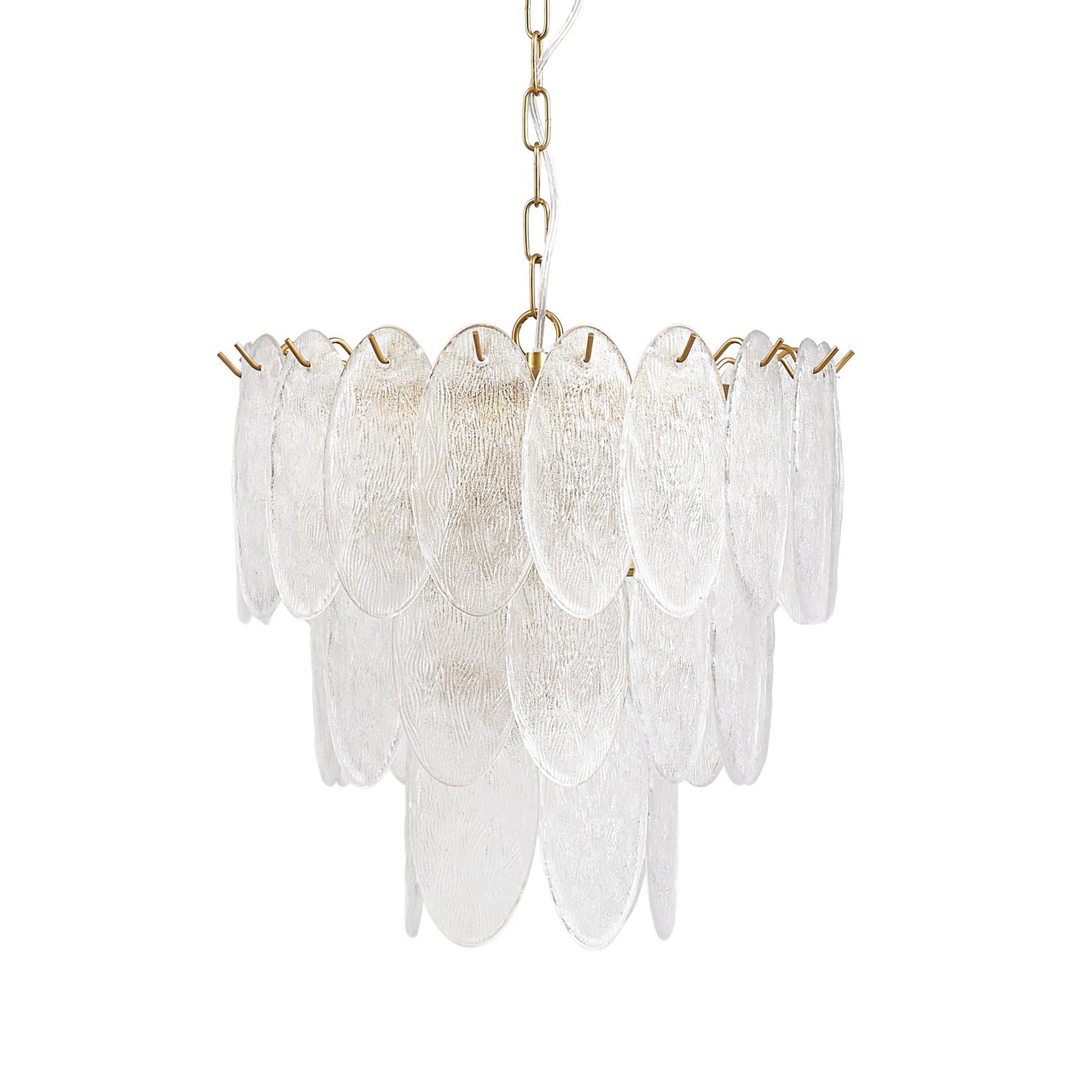 Lucande Dorothy pendant light, Ø 43 cm, glass, 4 x E14 Lucande Dorothy pendant light, Ø 43 cm, glass, 4 x E14