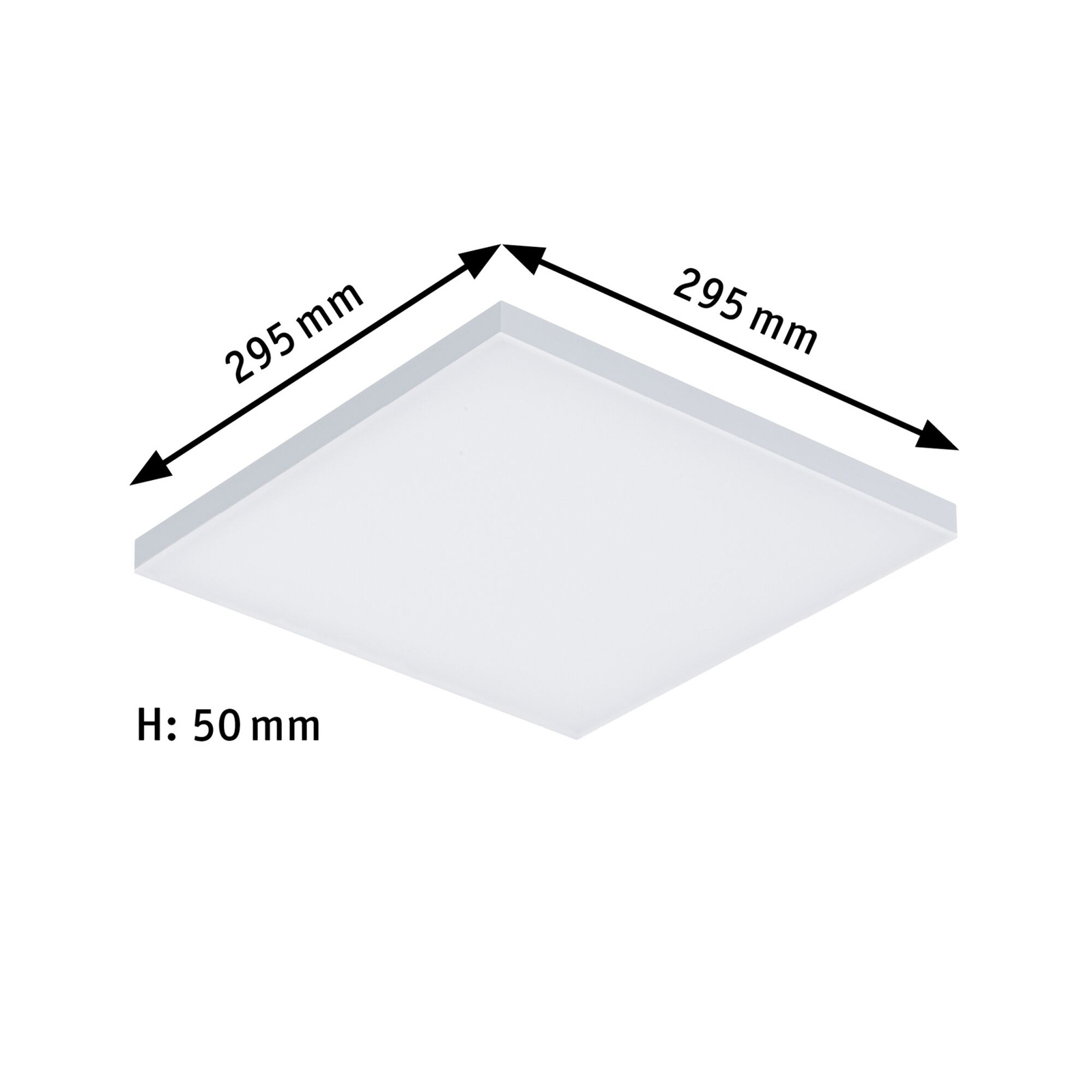 "Paulmann Velora" LED skydelis Zigbee 29.5x29.5cm 10.5W