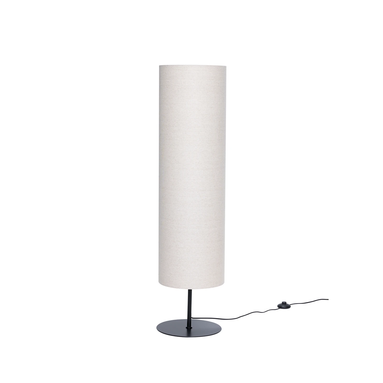 HÜBSCH Stehlampe Sable, sandfarben, Höhe 120 cm, Textil