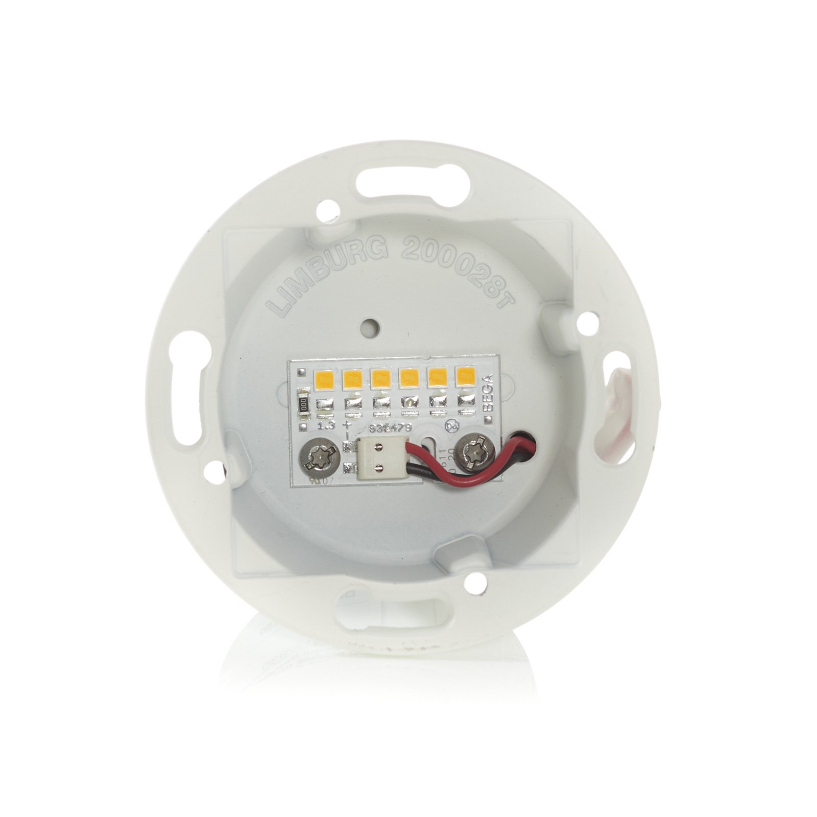BEGA Accenta LED recessed wall lamp round with frame