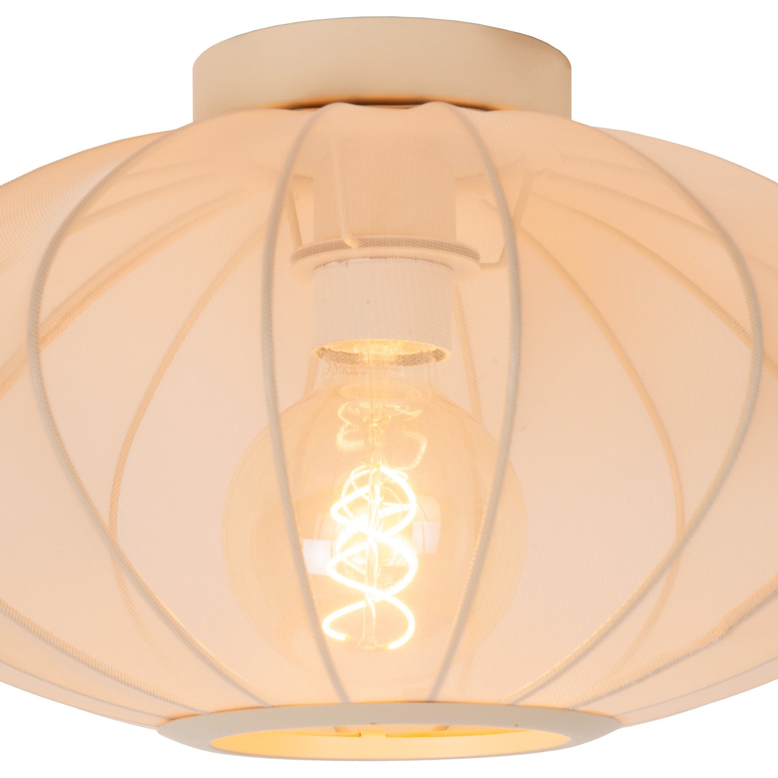 Corina ceiling light, cream, Ø 40 cm, E27