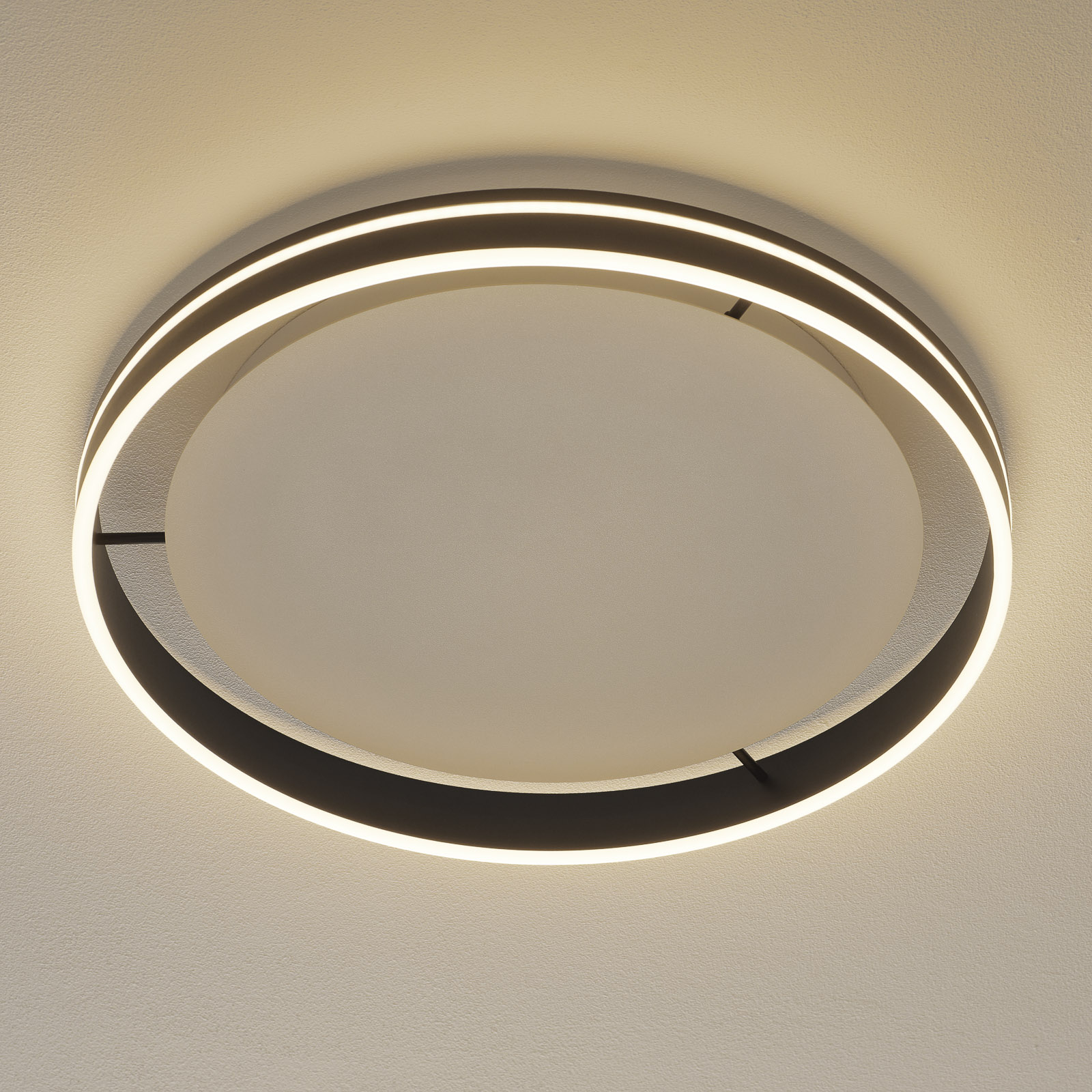 Paul Neuhaus Q-VITO LED plafondlamp 59cm antraciet