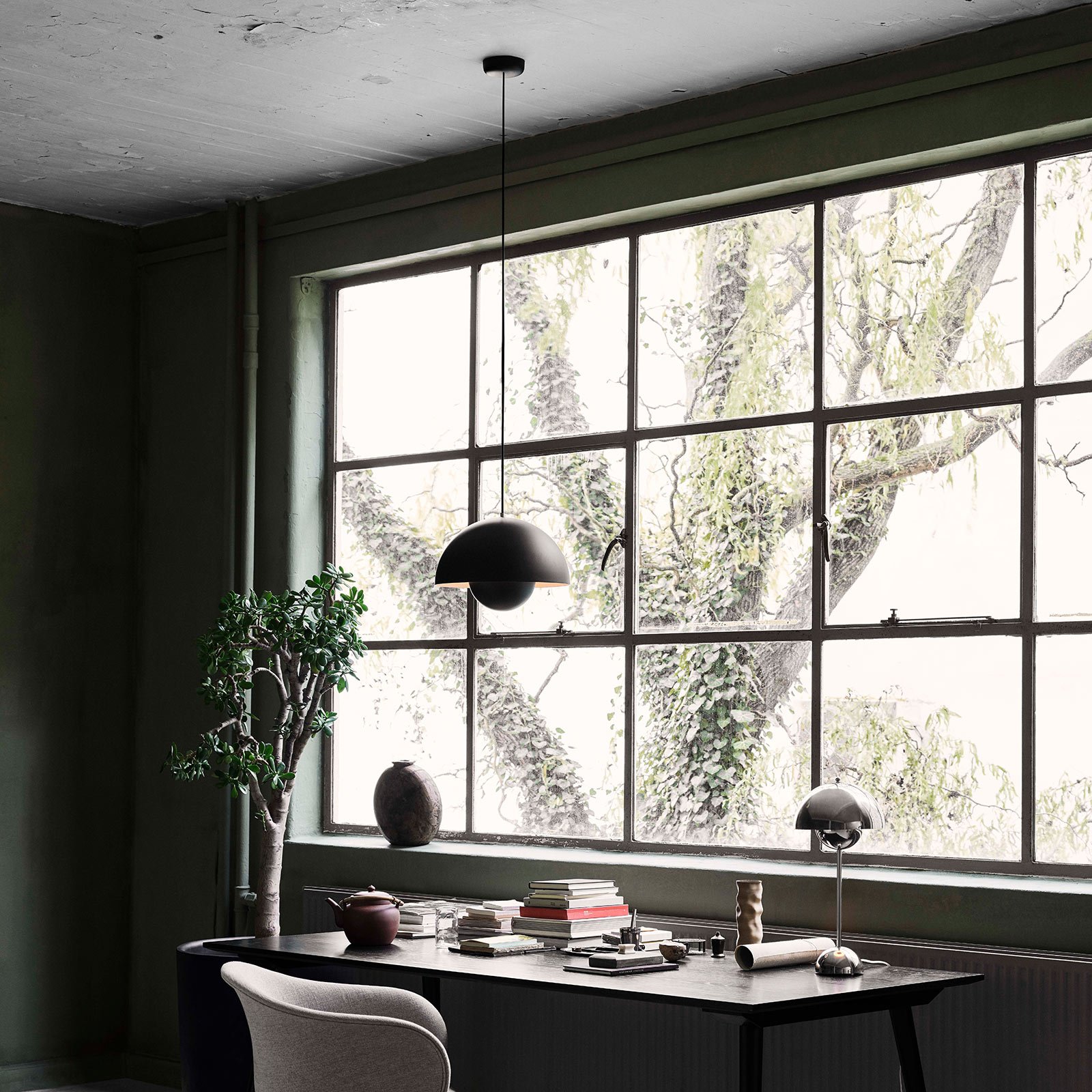 Závesné svietidlo Flowerpot VP7 Matt Black - &Tradition Závesné svietidlo Flowerpot VP7 Matt Black - &Tradition