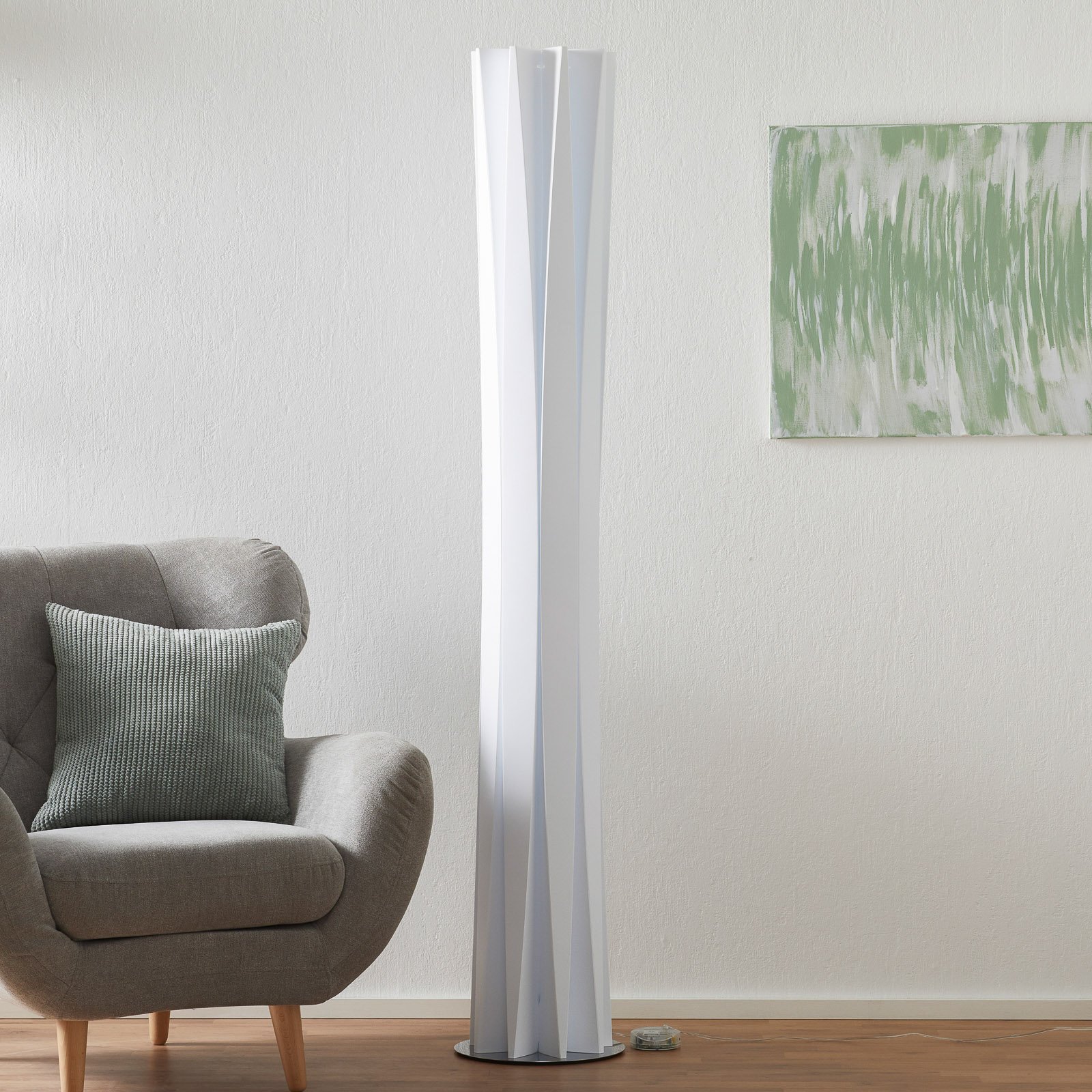 Bach Stehleuchte XXL Weiß - SLAMP