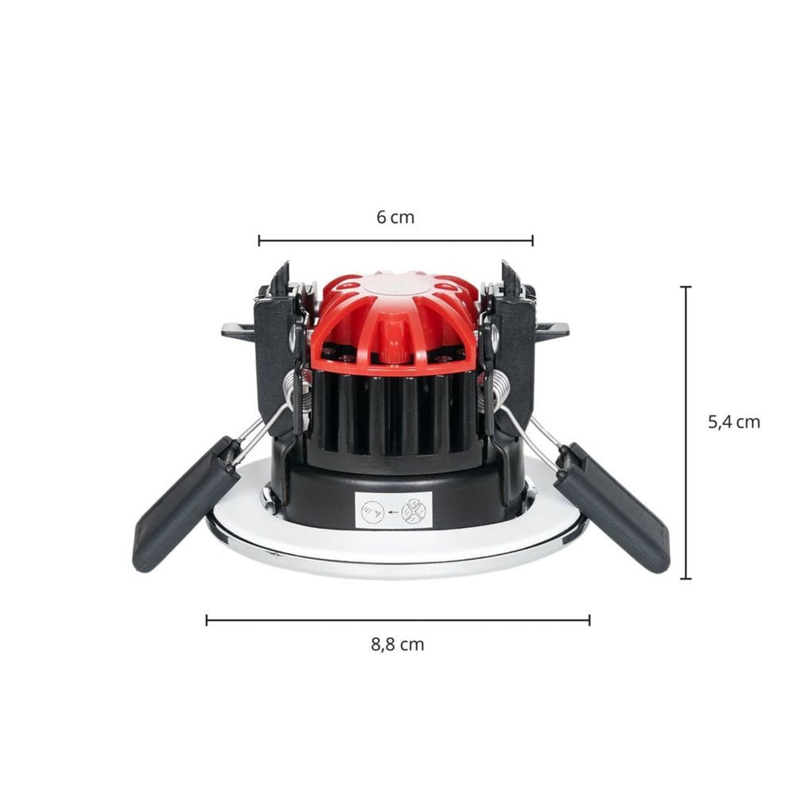 Elmon LED Spotul Încastrat IP65 Chrome - Arcchio