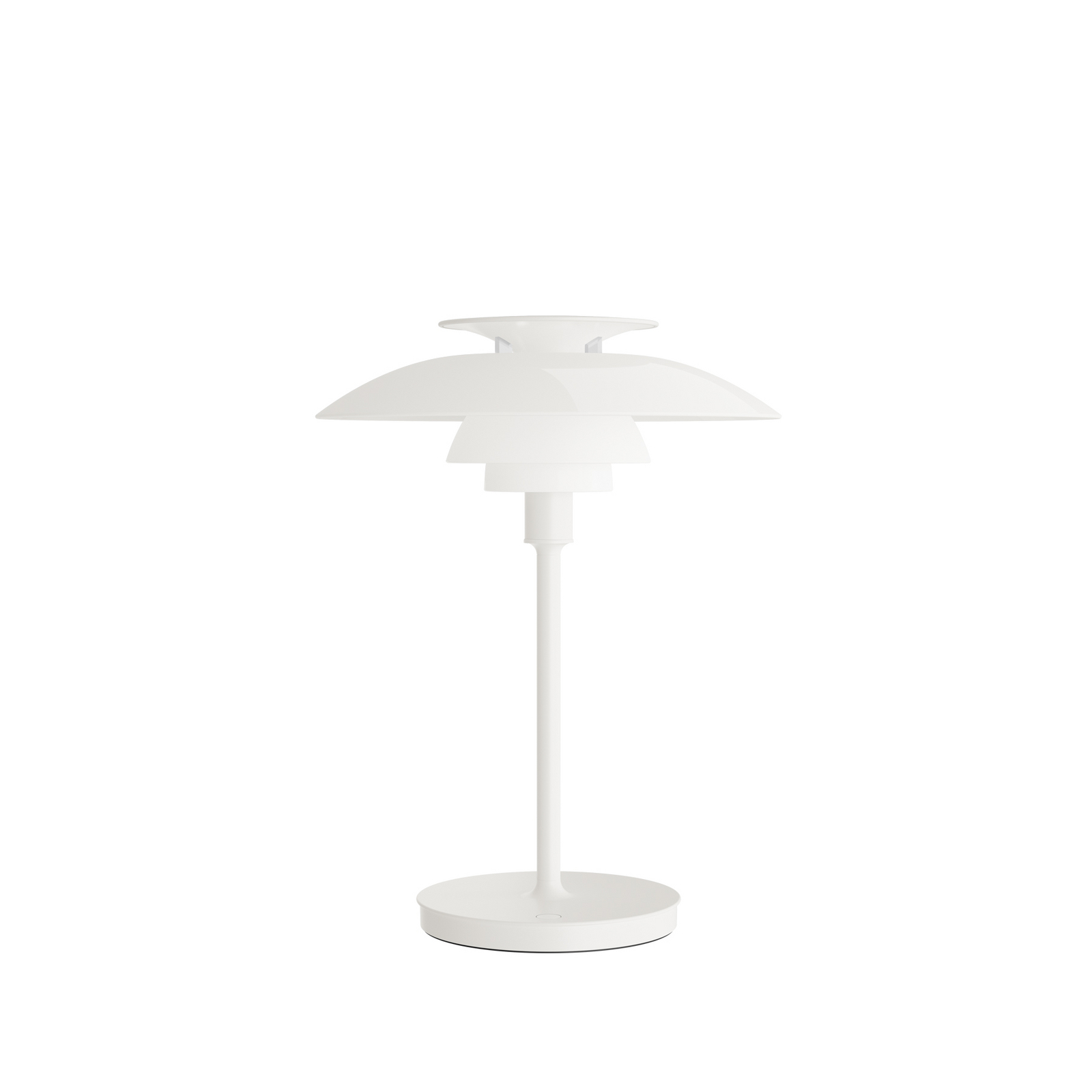 PH80 PORTABLE Akumulátorová stolní lampa, opálově bílá, IP44 - Louis Poulsen