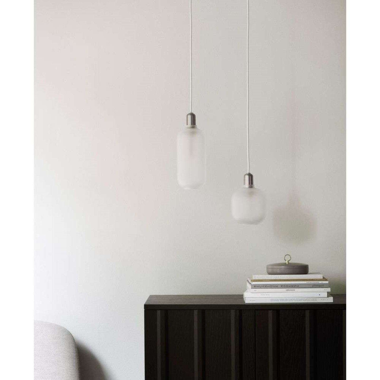 Amp Lustră Pendul Small Matt/White - Normann Copenhagen