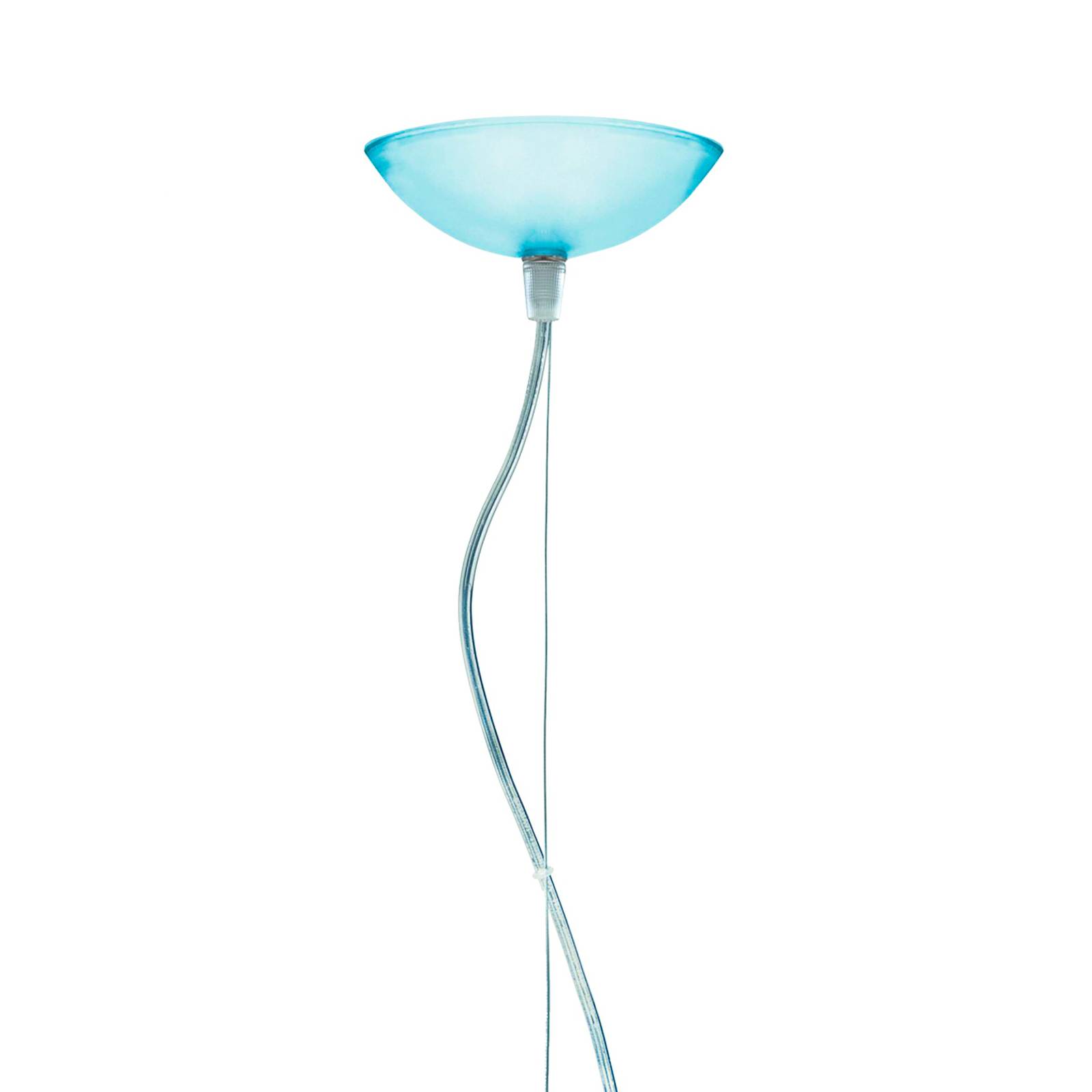 Kartell FL/Y – lampa wisząca LED, błękit nieba