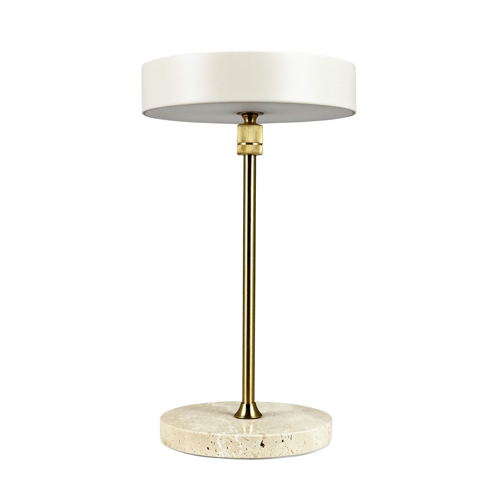 Dyberg Larsen LED tafellamp op accu Moonlight, beige