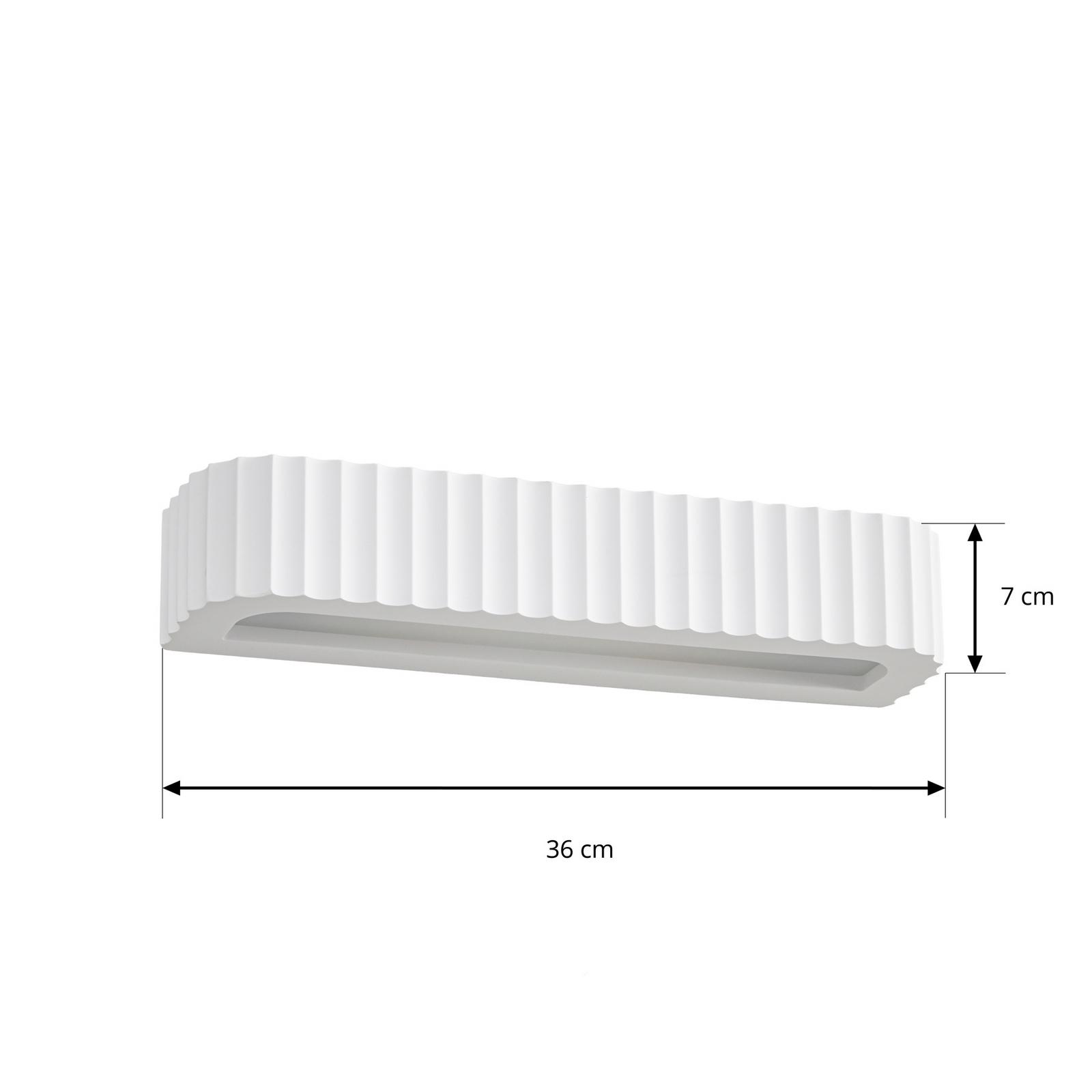 Aplică Lindby Ravelle, albă, lățime 36 cm, 2 x E14, gips Aplică Lindby Ravelle, albă, lățime 36 cm, 2 x E14, gips