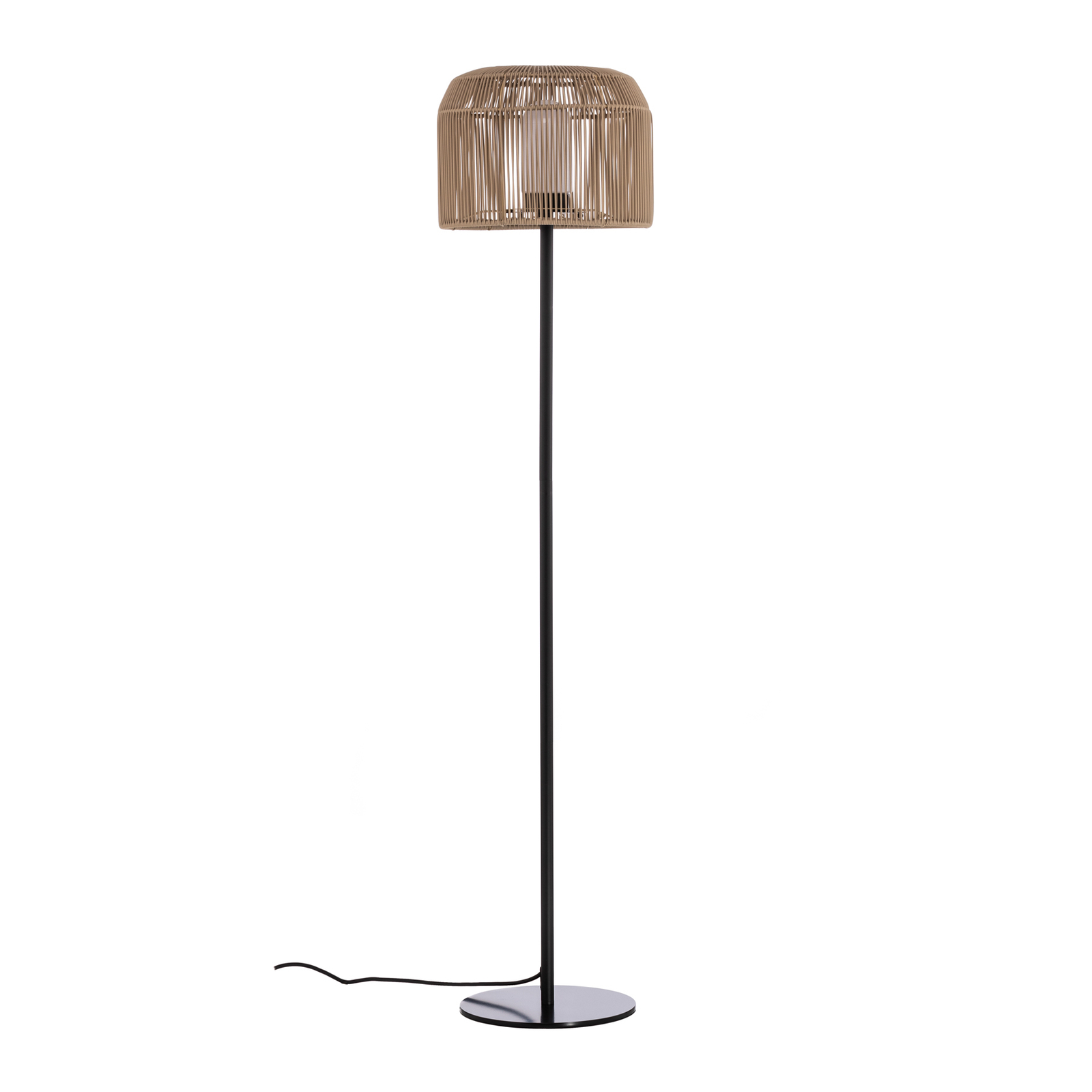 Lucande terraslamp Solvindor, kaki, kunststof IP44