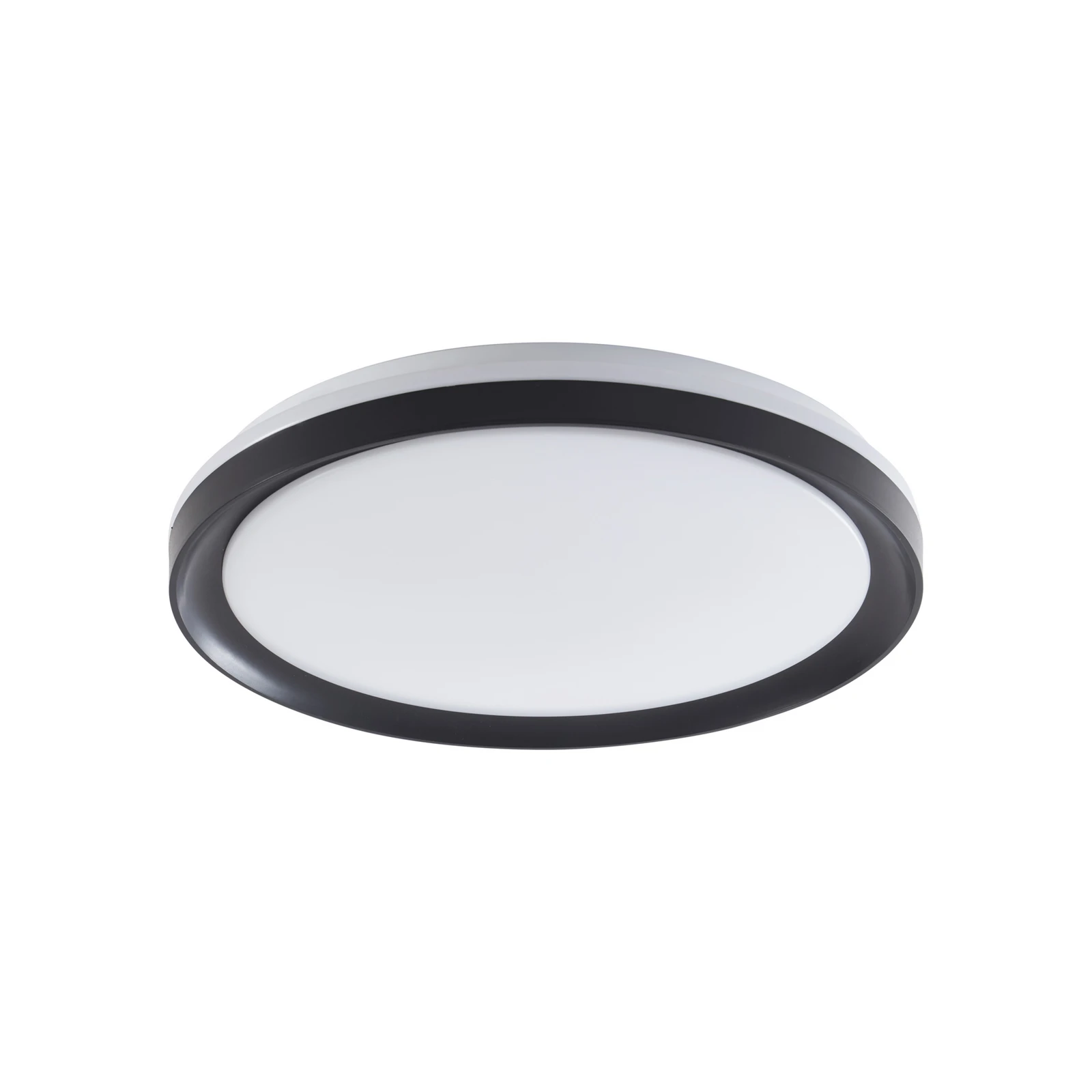 Lindby Smart Plafonnier LED Ardena, RGBIC, hauteur 8,5cm, Tuya