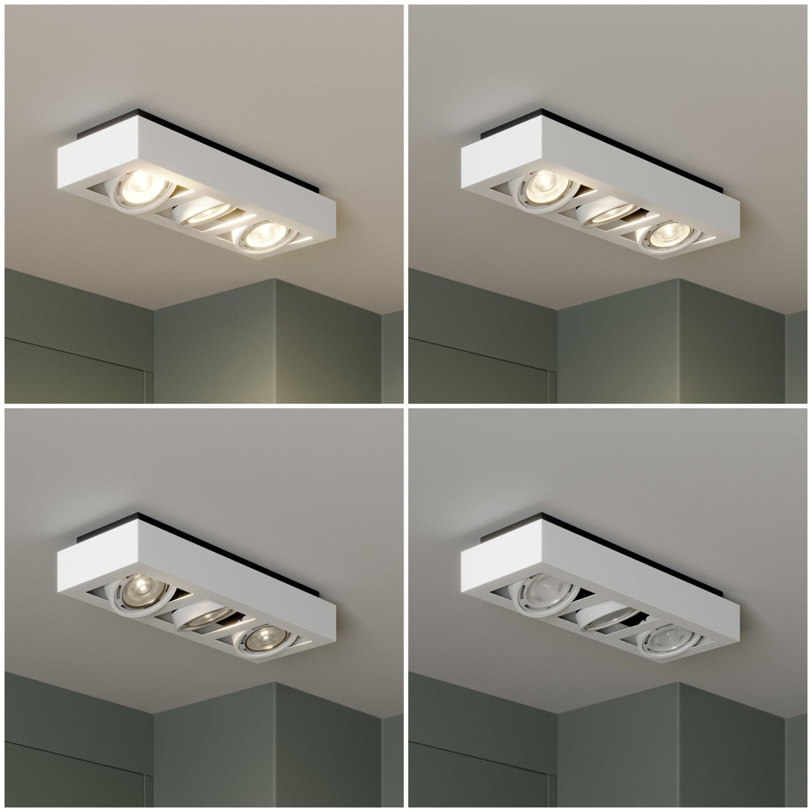 Ronka 3 Plafonnier White - Arcchio