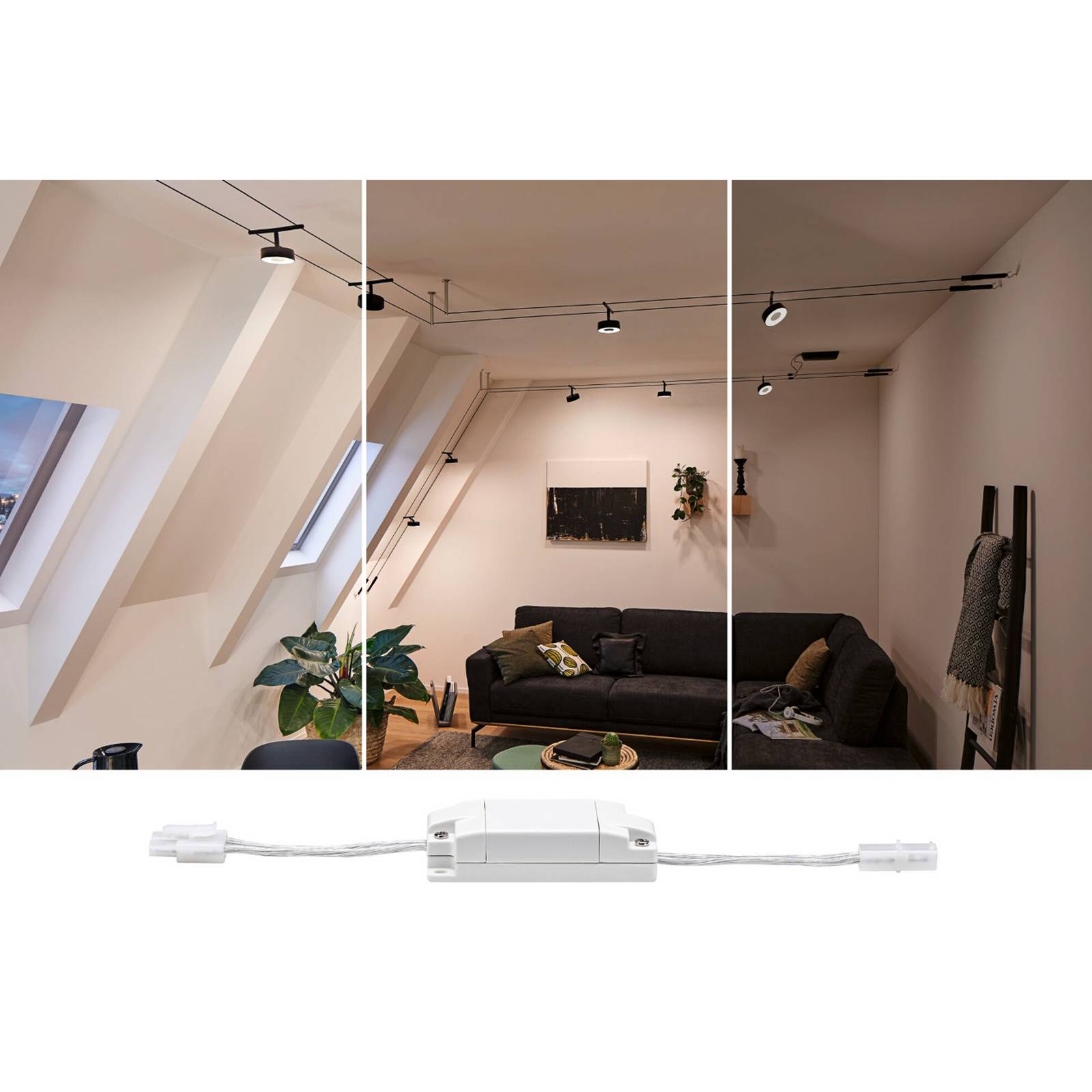 Paulmann 3-Step-Dimmer für CorDuo Seilsystem, weiß