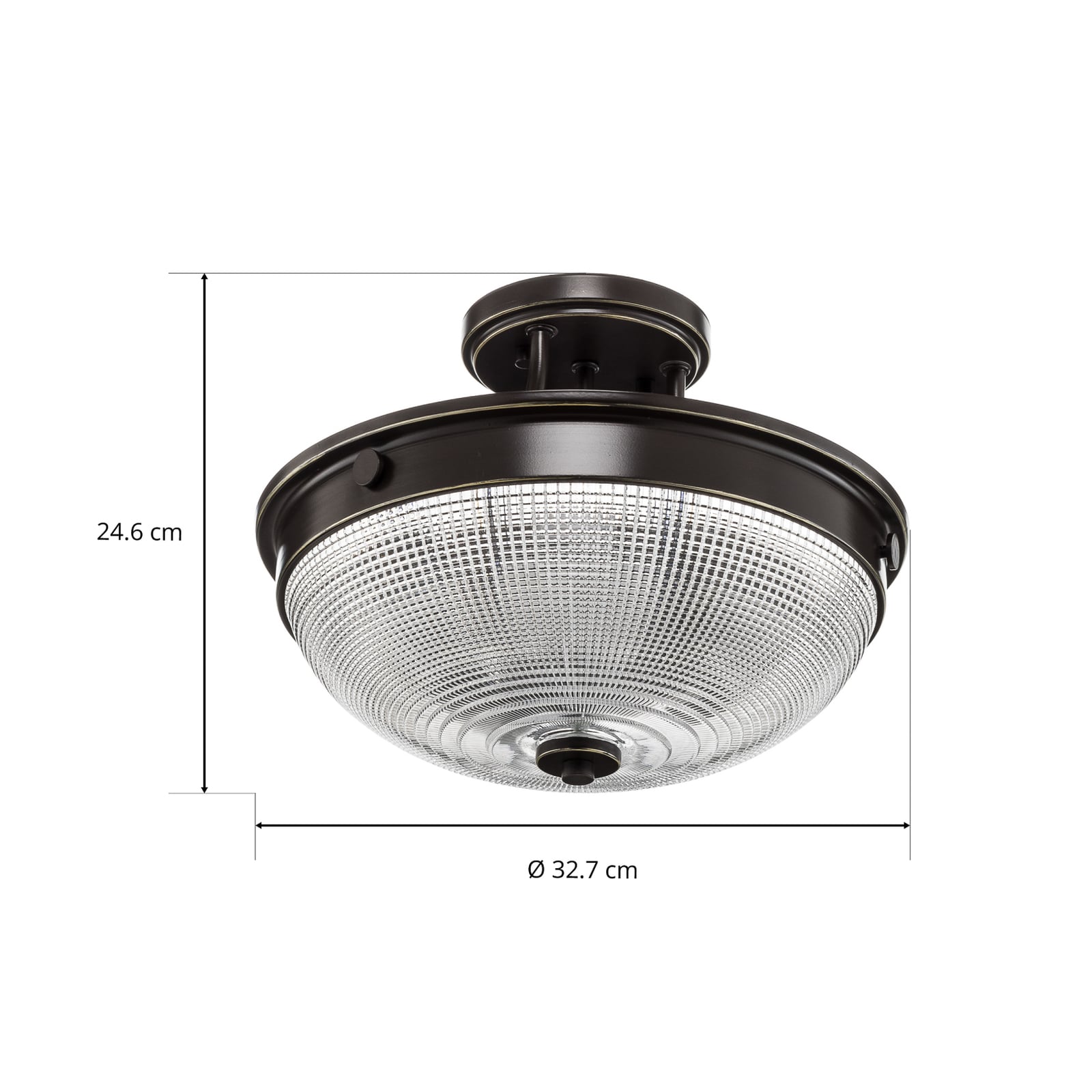 Mantle loftlampe, bronze, 33 cm, glas – QUOIZEL Mantle loftlampe, bronze, 33 cm, glas – QUOIZEL