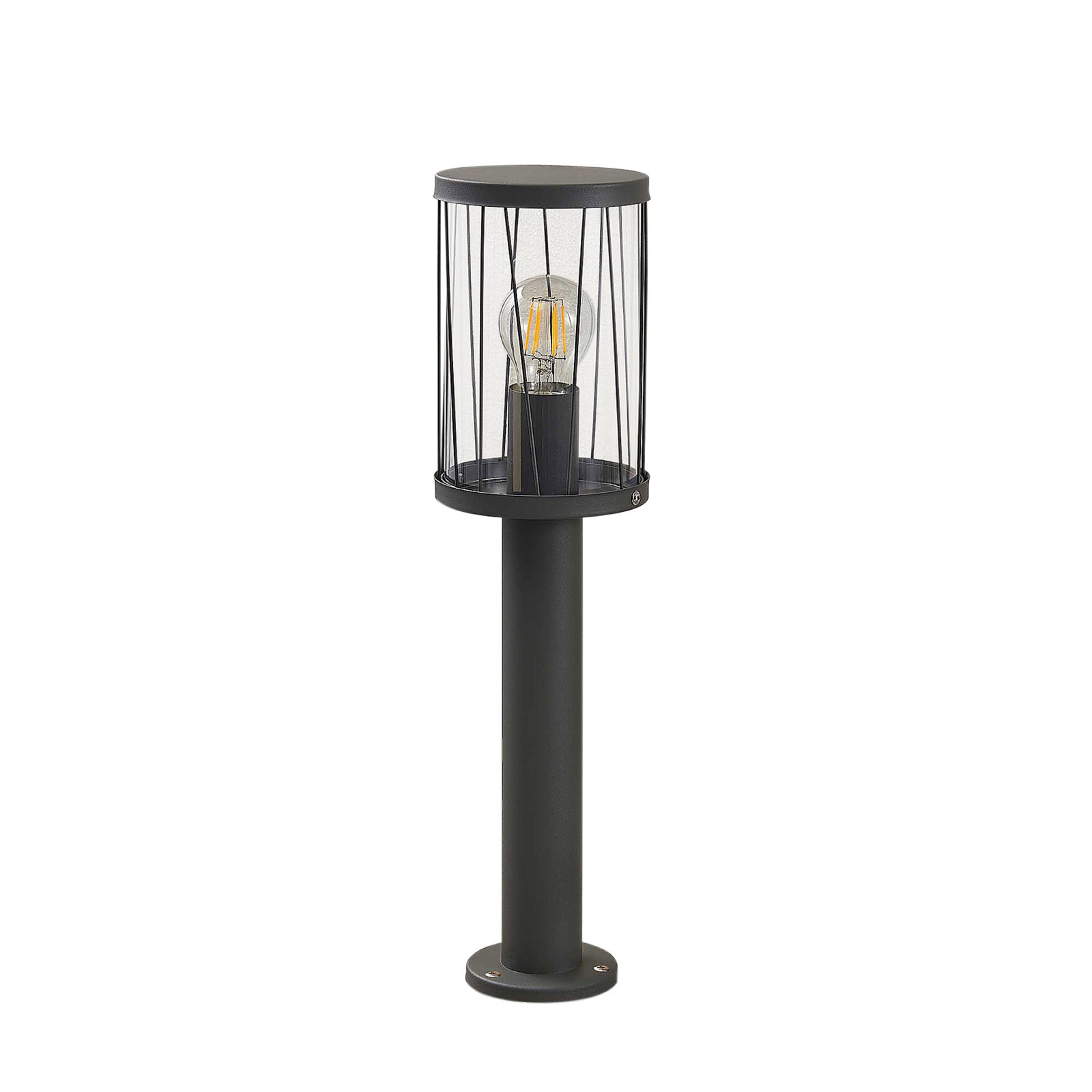 Yonan Außen Pollerleuchte H60 Dark Grey/Clear - Lindby