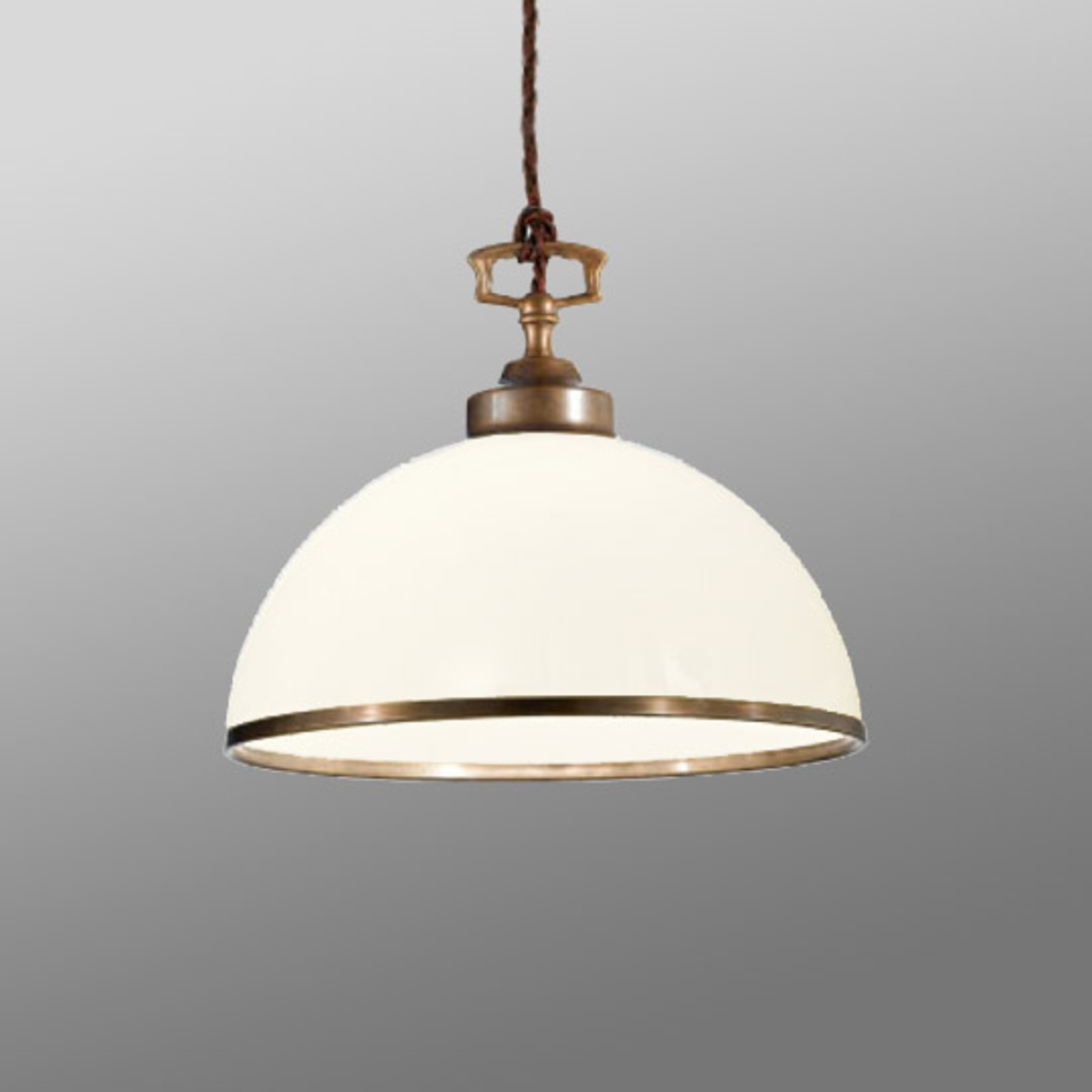 Mooi gevormde hanglamp La Botte wit